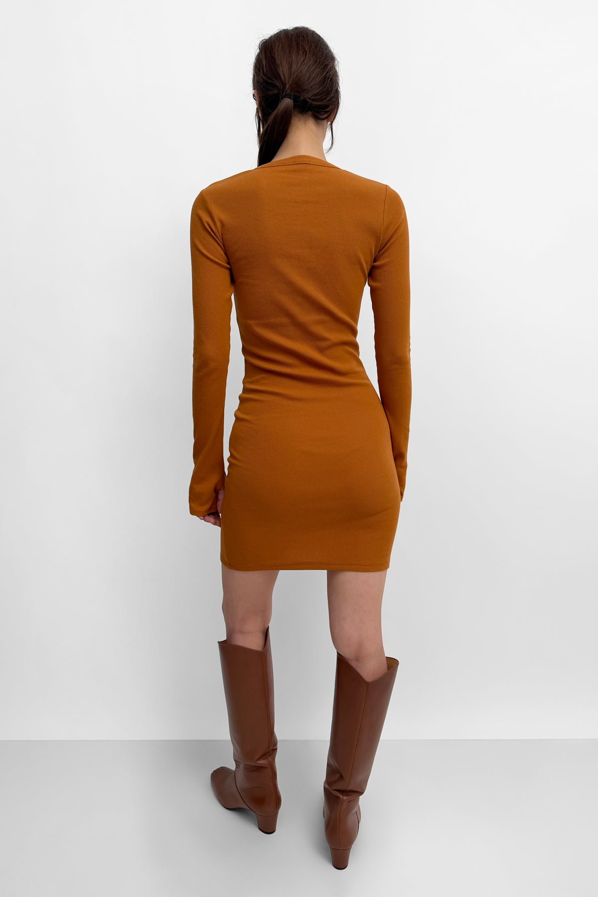 The Kiara Henley shirt dress