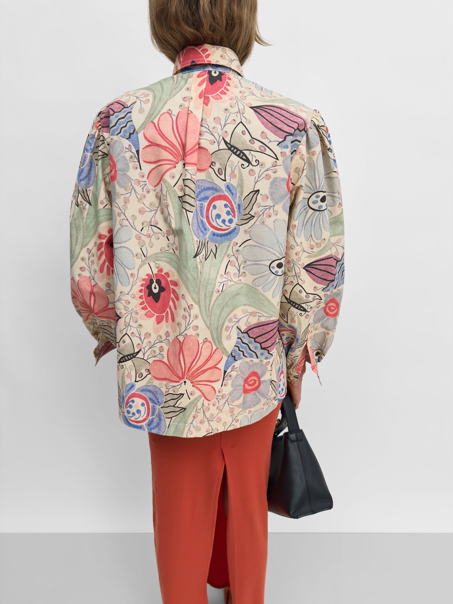 The Lauren blouse jacket in print