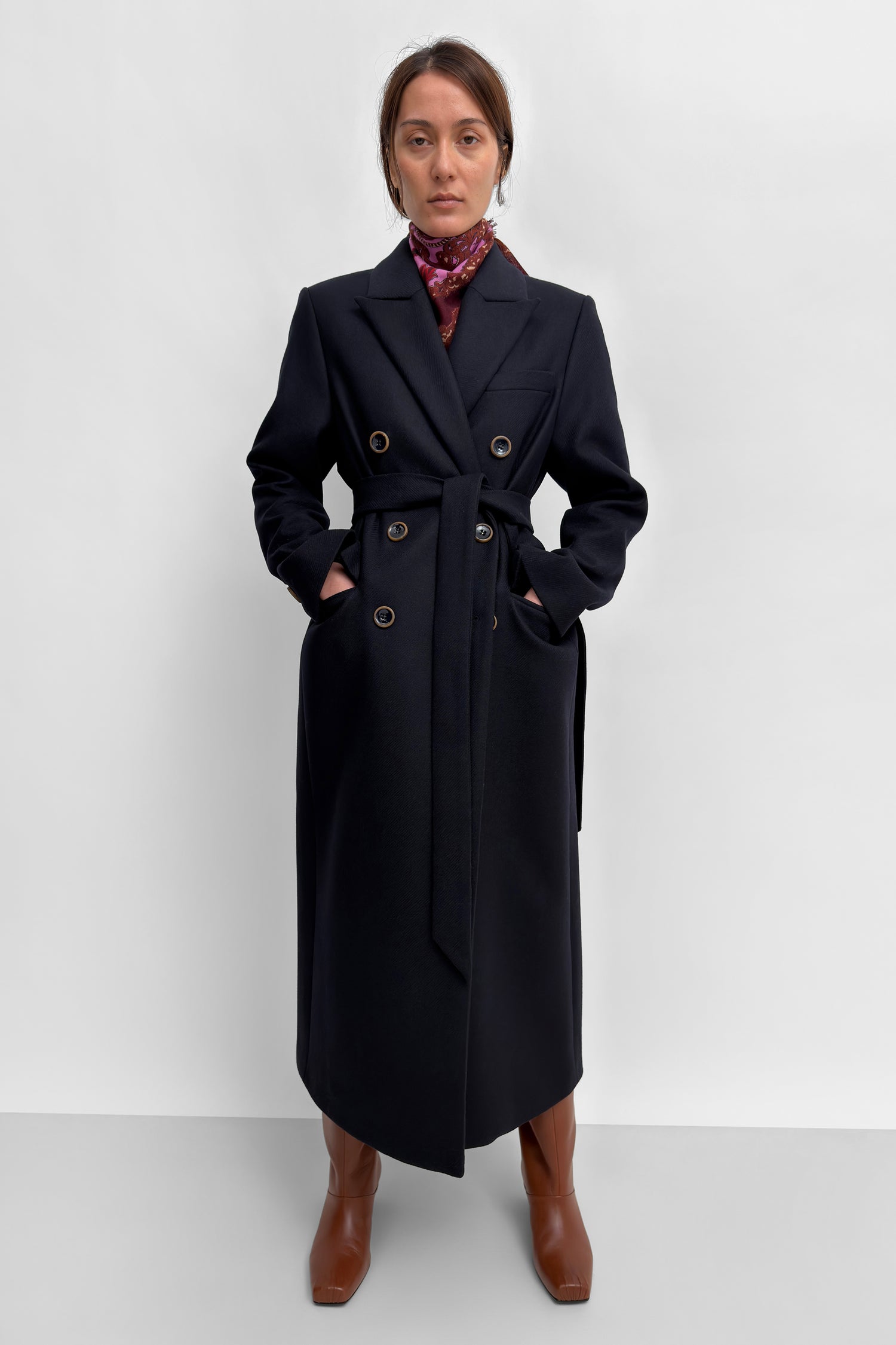 The Lovis double breasted wool coat