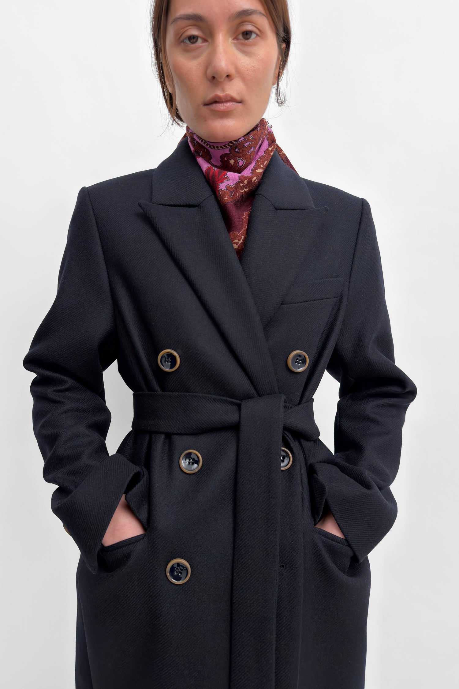 The small Hank wool scarf