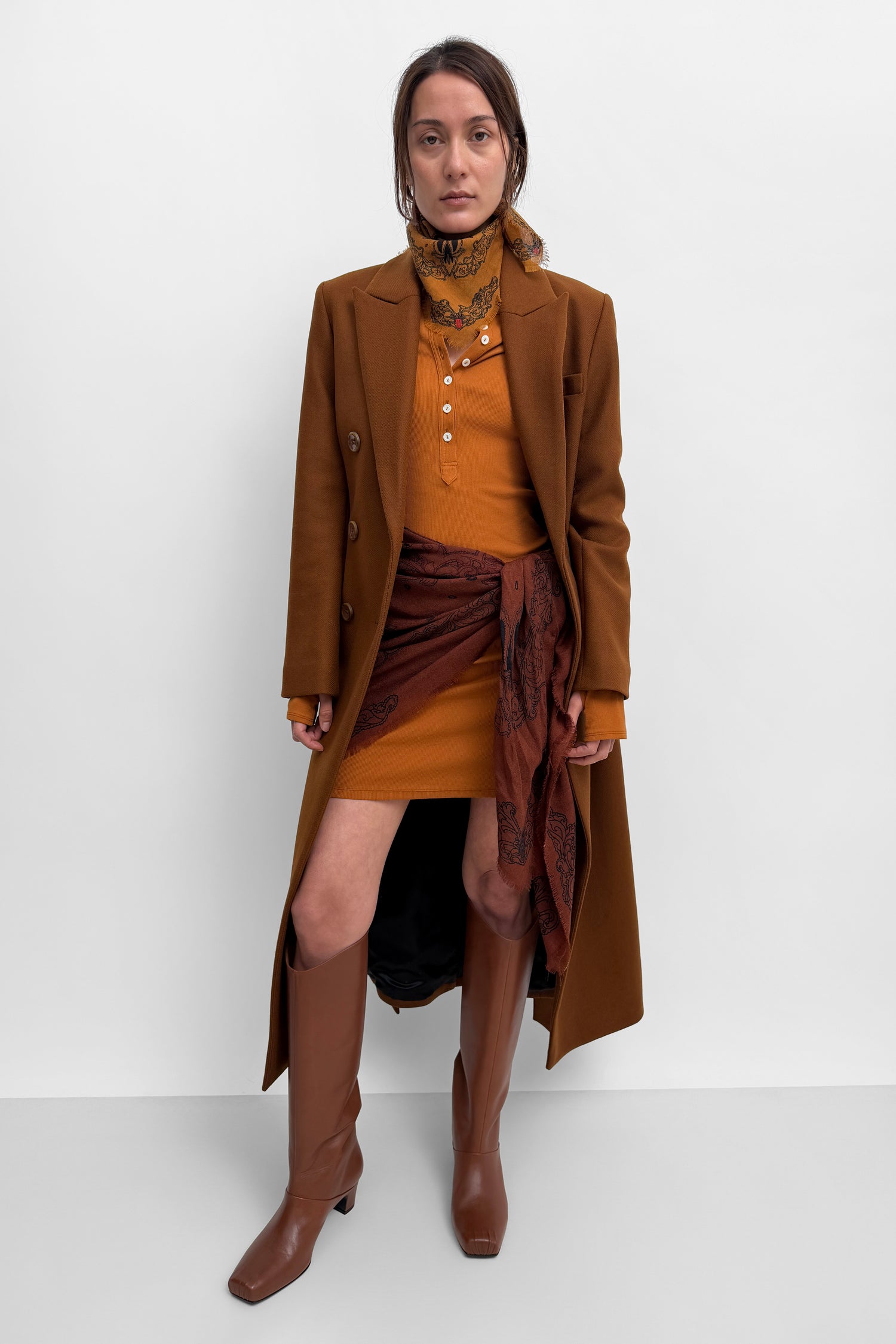The Lovis double breasted wool coat