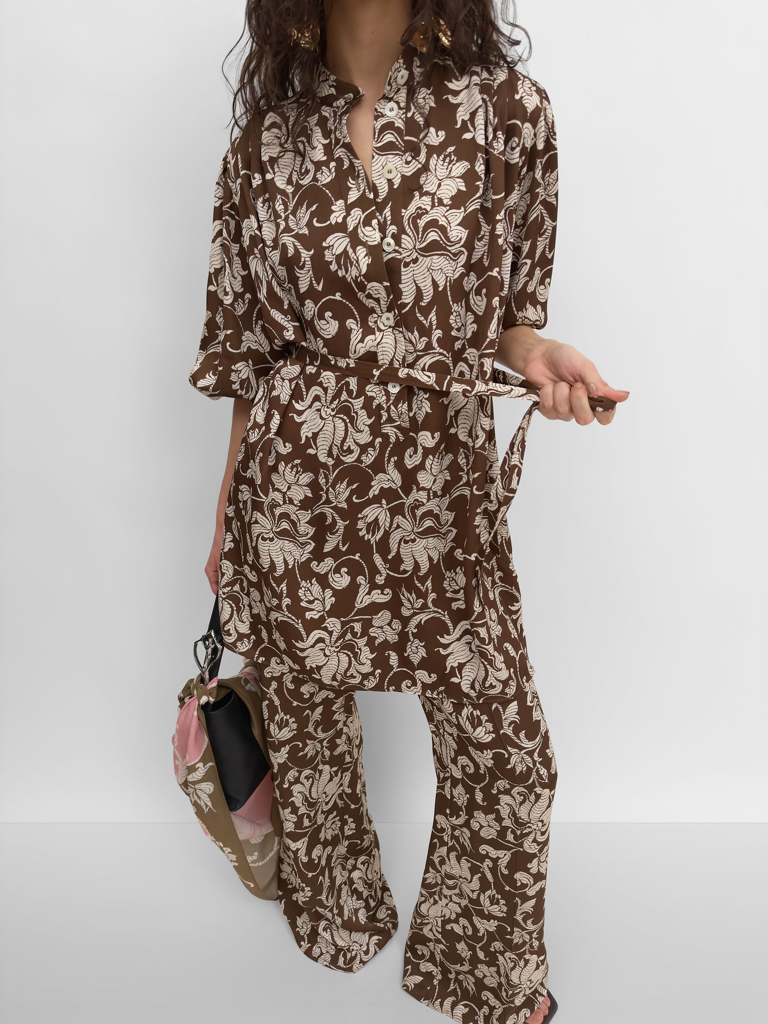 The Luca tunic in French Lily