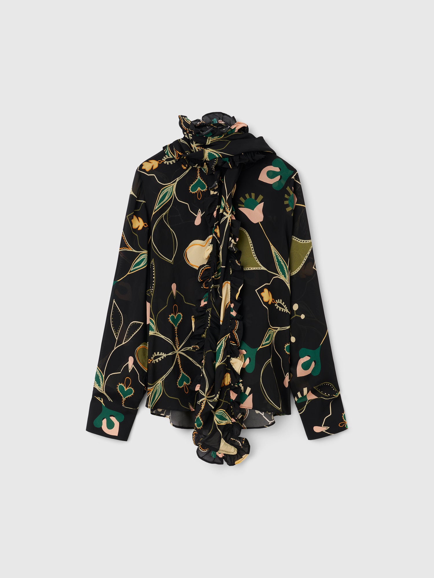 The Meryl bow tie blouse in Love Letter