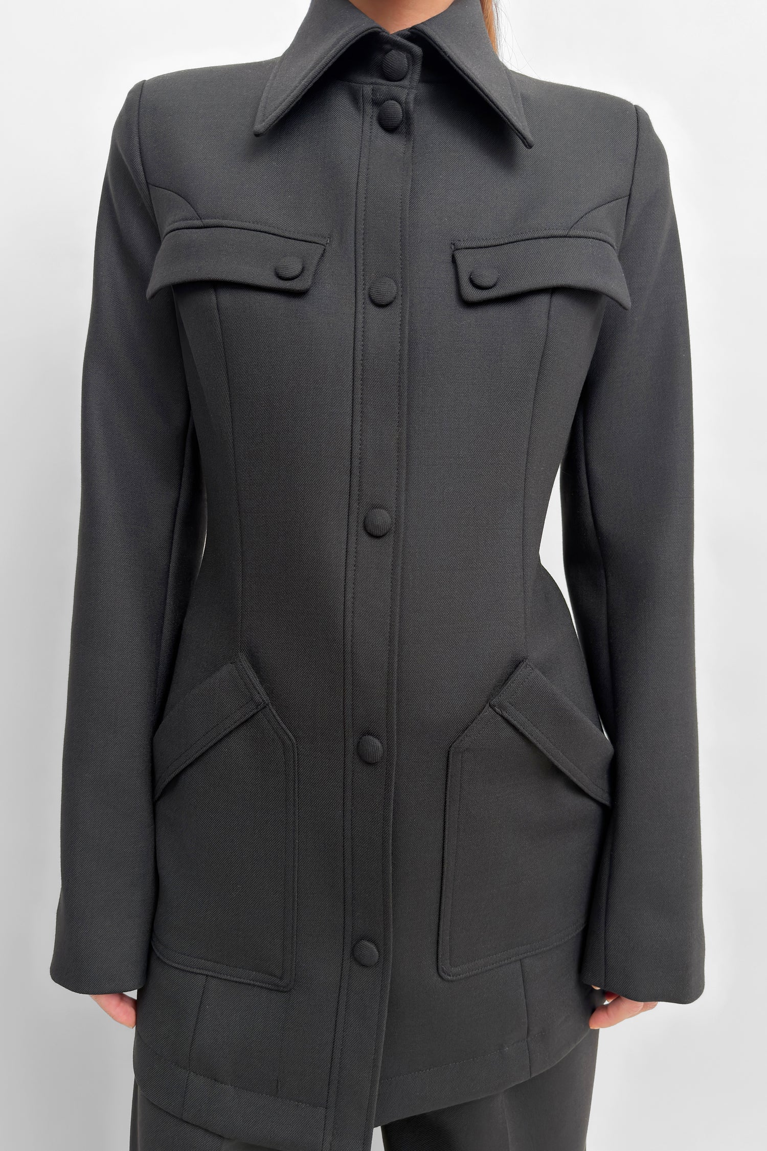 The Misa cinched blazer tunic