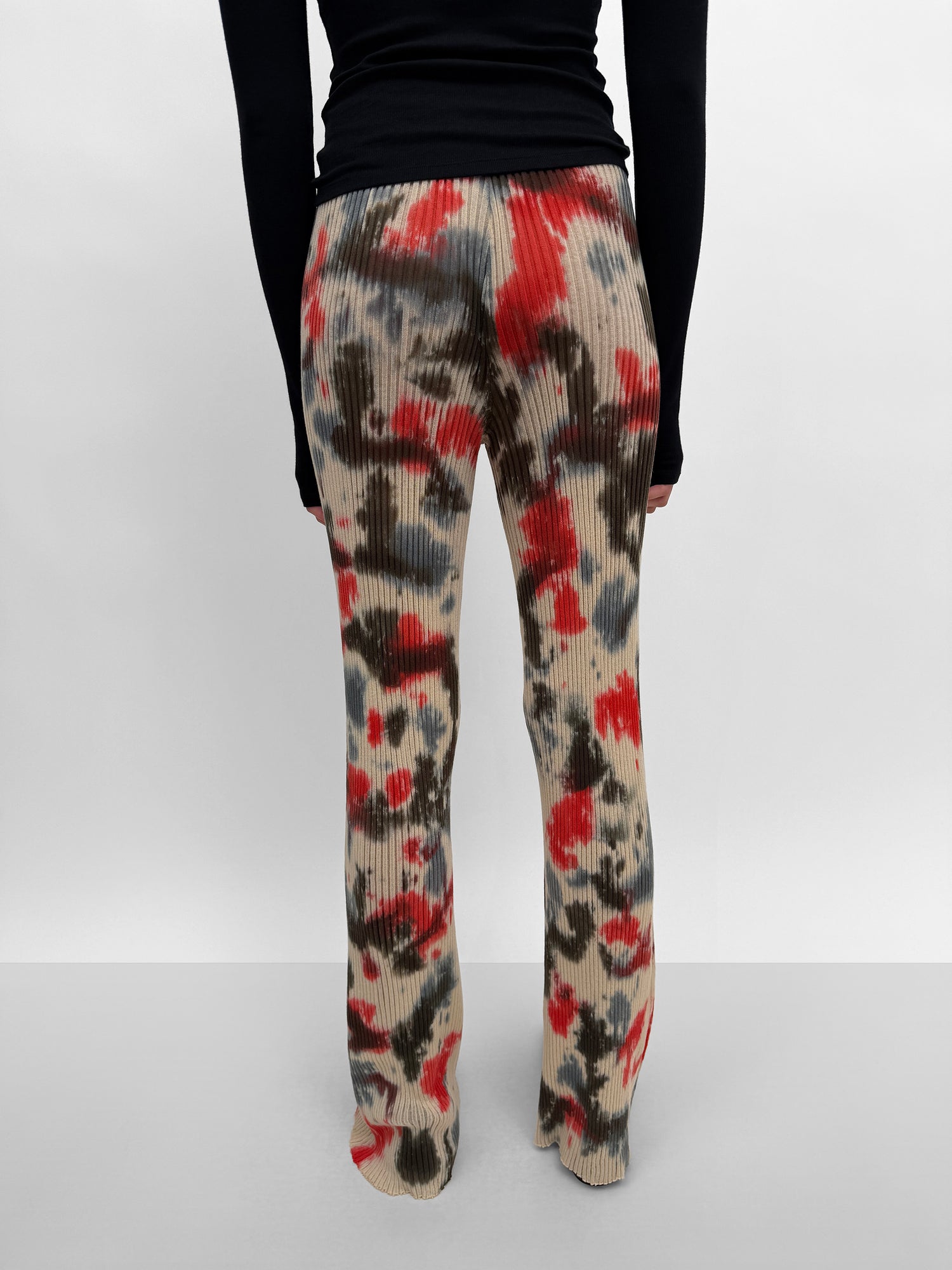 The Monica ribbed knit tie dye pant