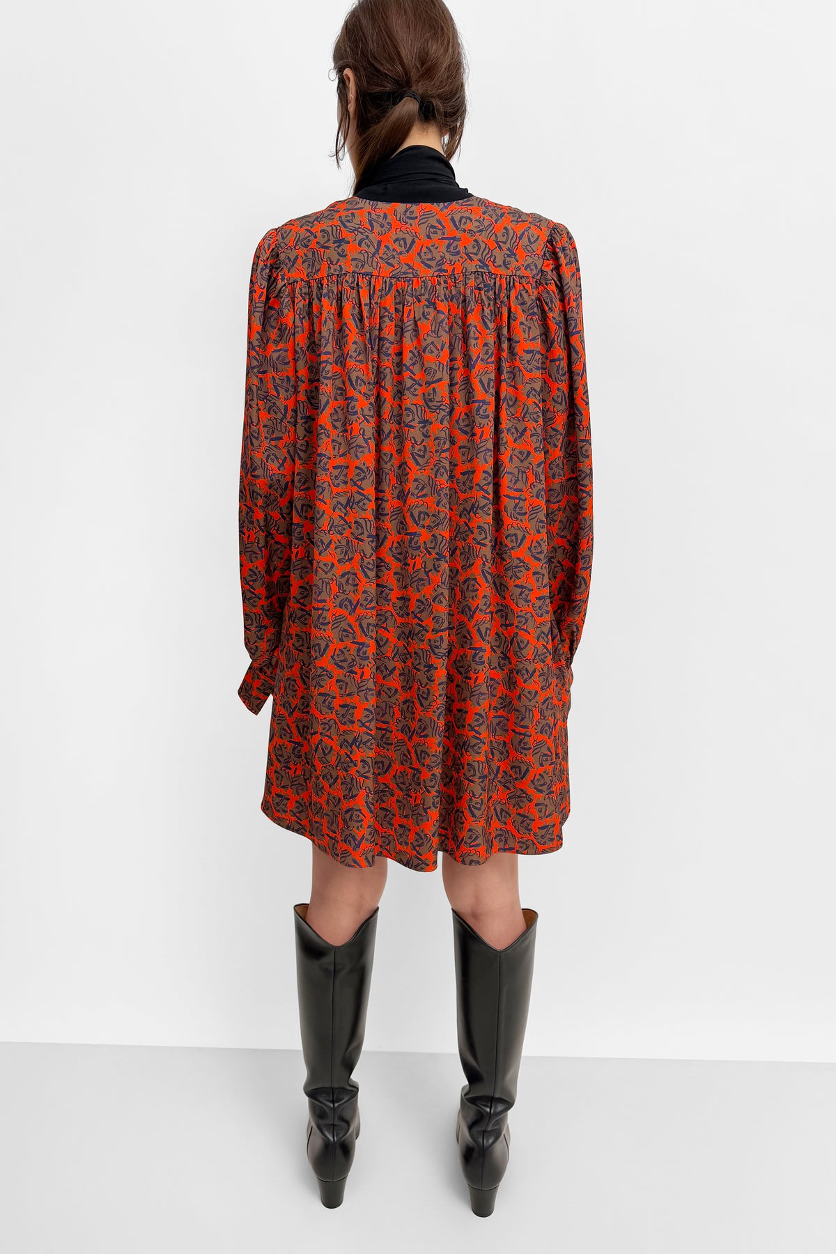 The Nayou bow tie mini dress