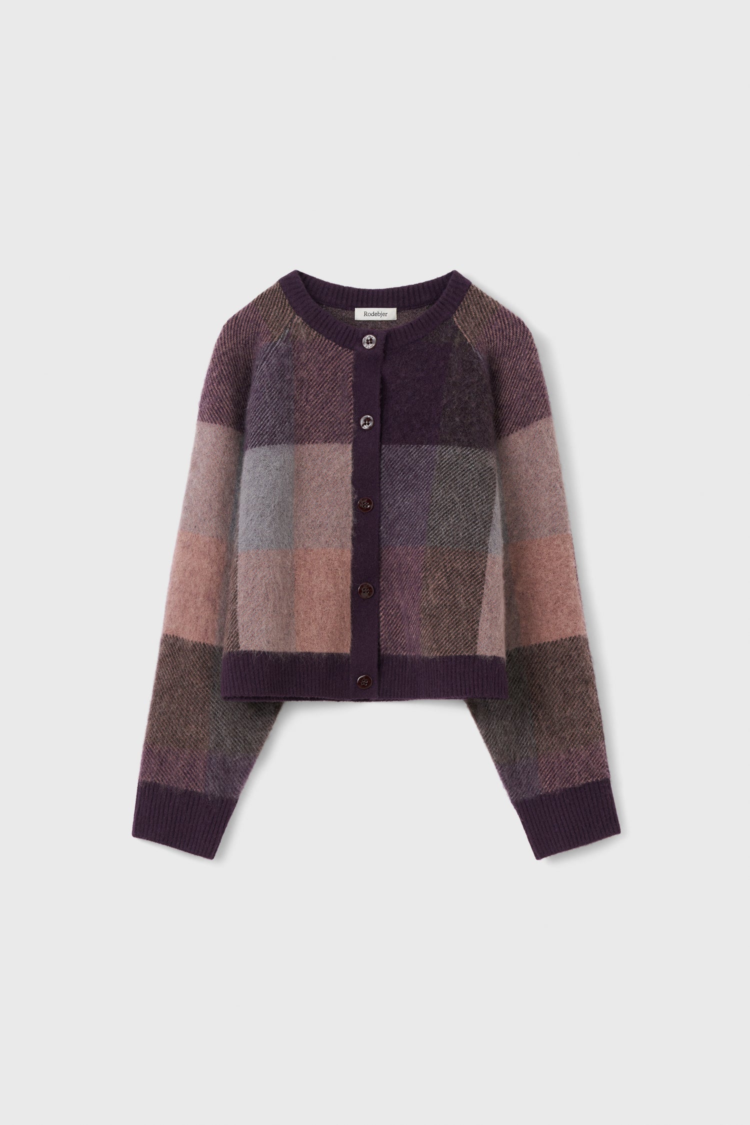 Nina check knitted sweater
