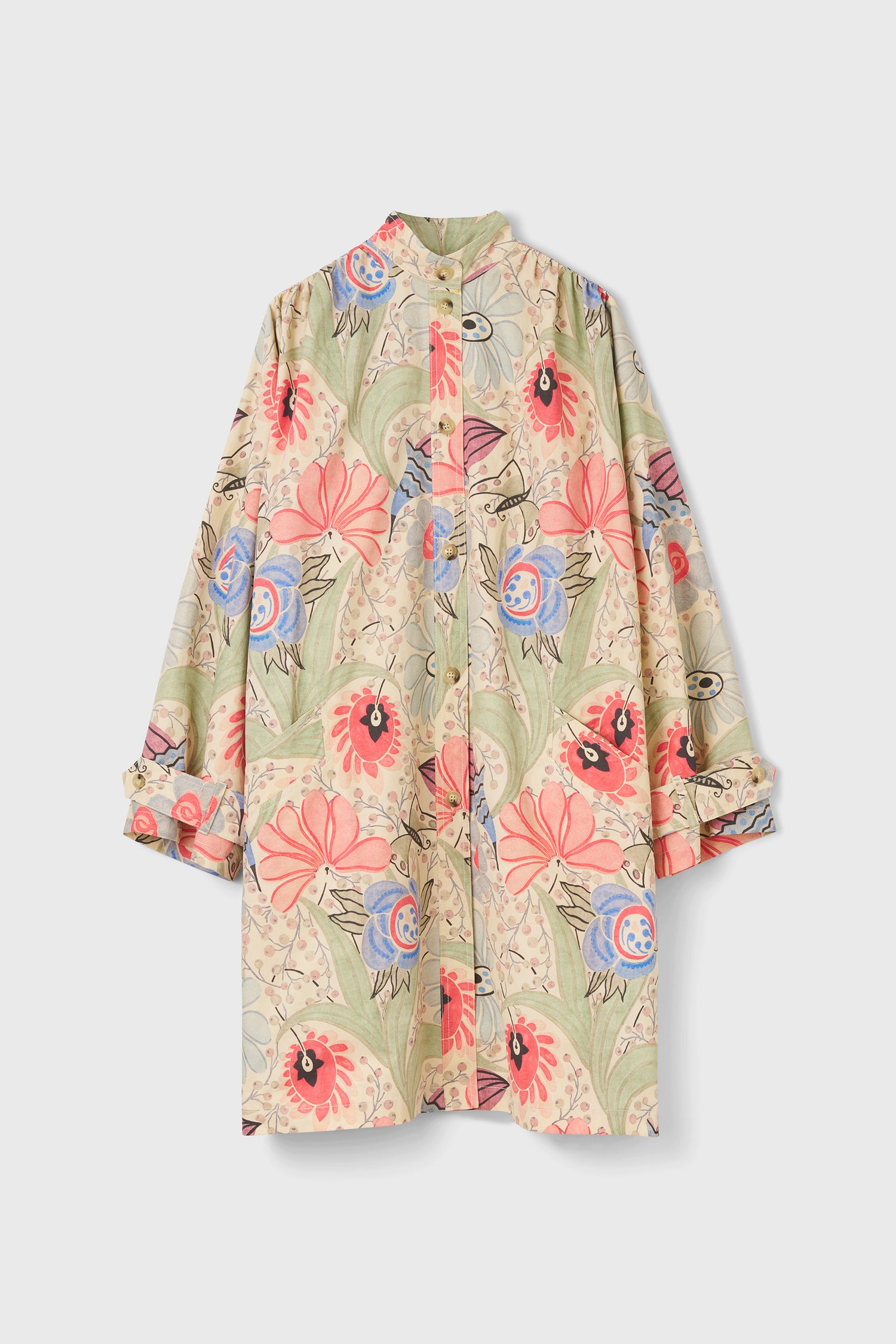 The Opal car coat in print