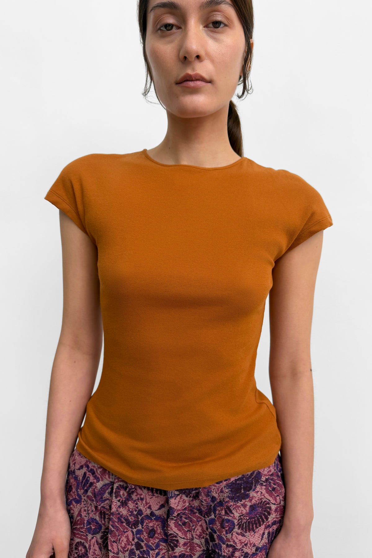 The Otta cap sleeve jersey top