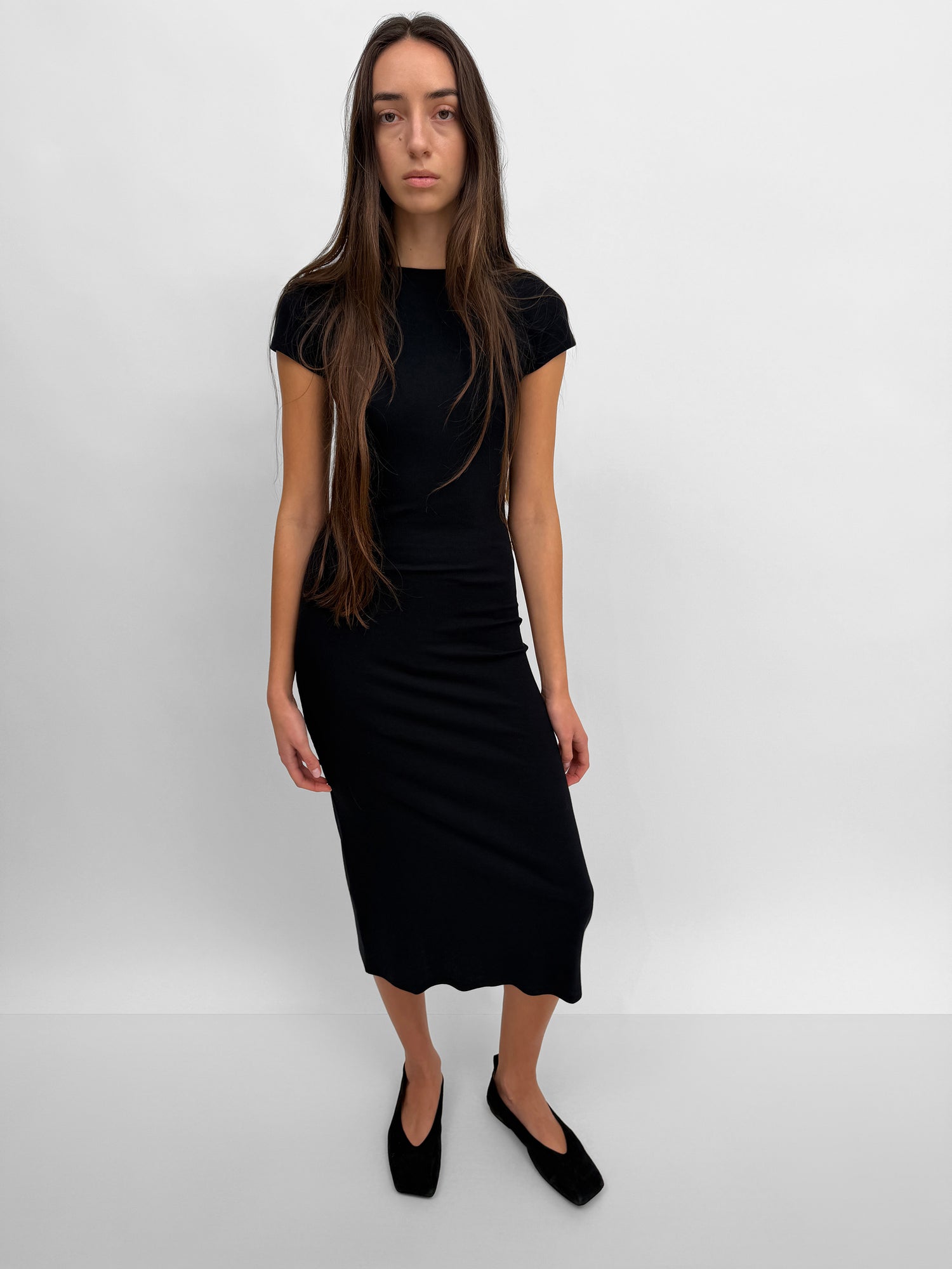 The Otta cap sleeve tricot dress