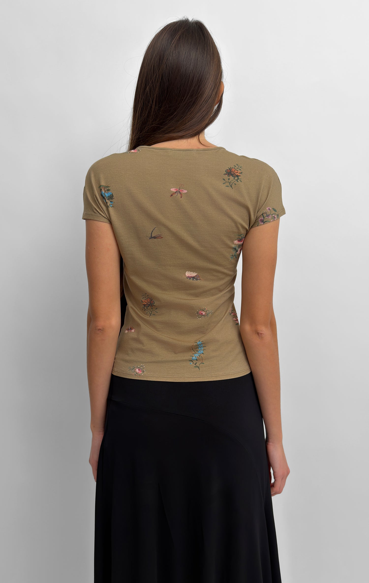 The Otta cap sleeve tricot top in Duchess