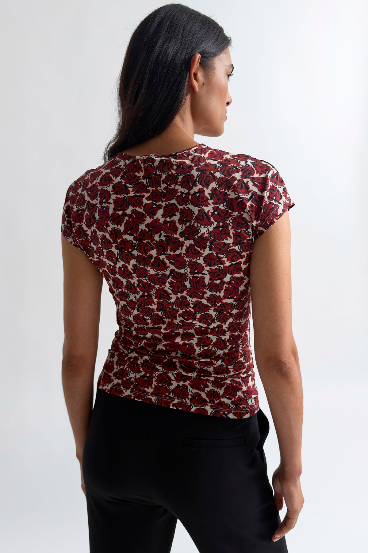 The Otta cap sleeve jersey top