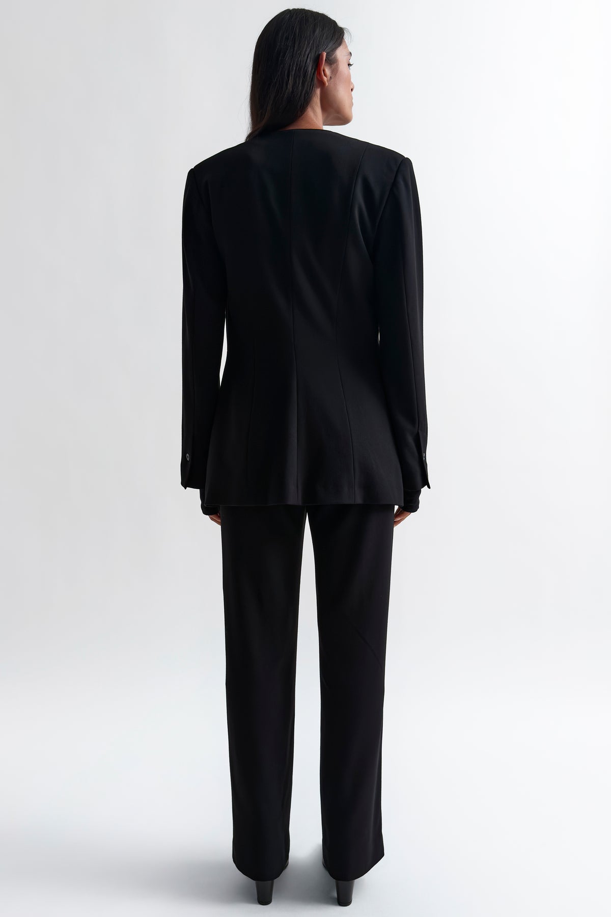The Ouri cinched soft blazer jacket