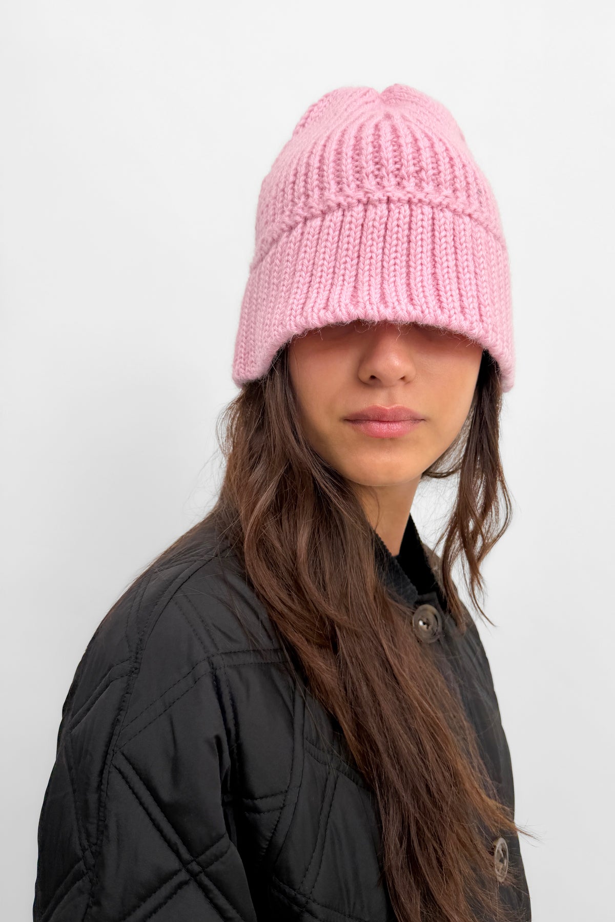 The Penny merino alpaca knit bucket hat