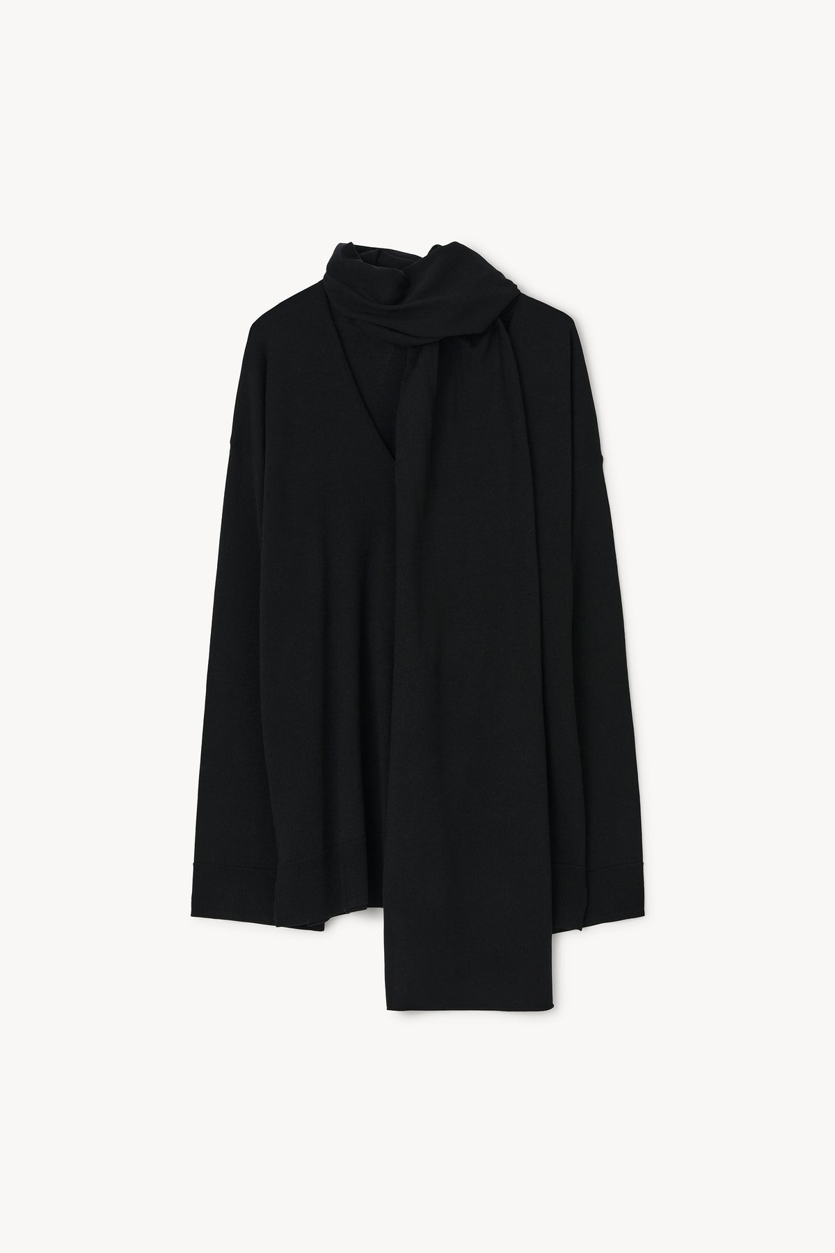 The Phylis wool scarf sweater