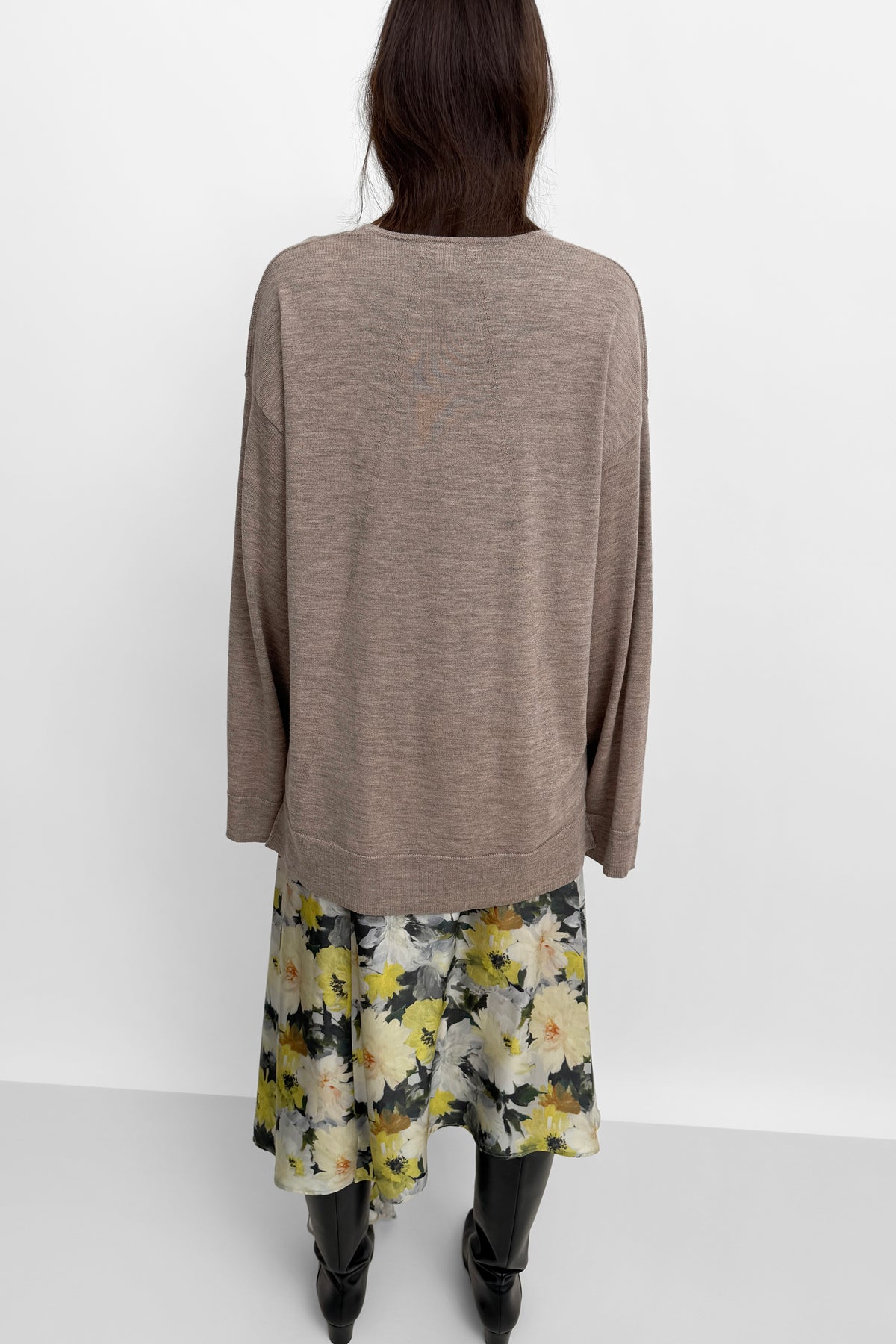 The Phylis wool scarf sweater