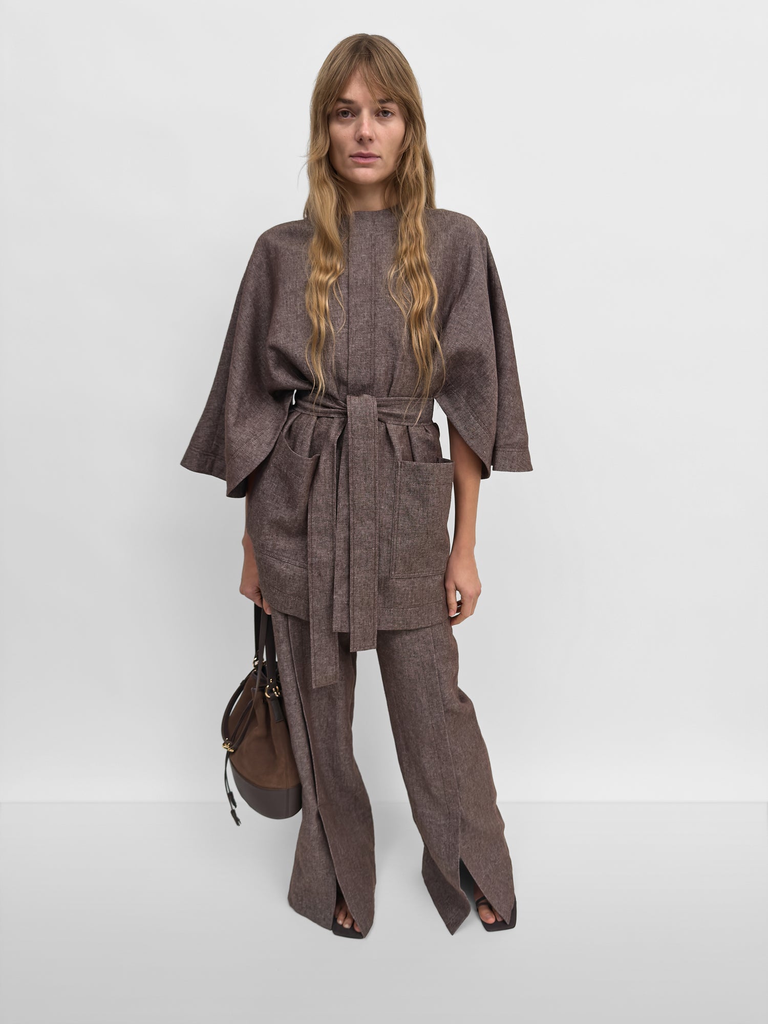 The Pinto lino twill coat