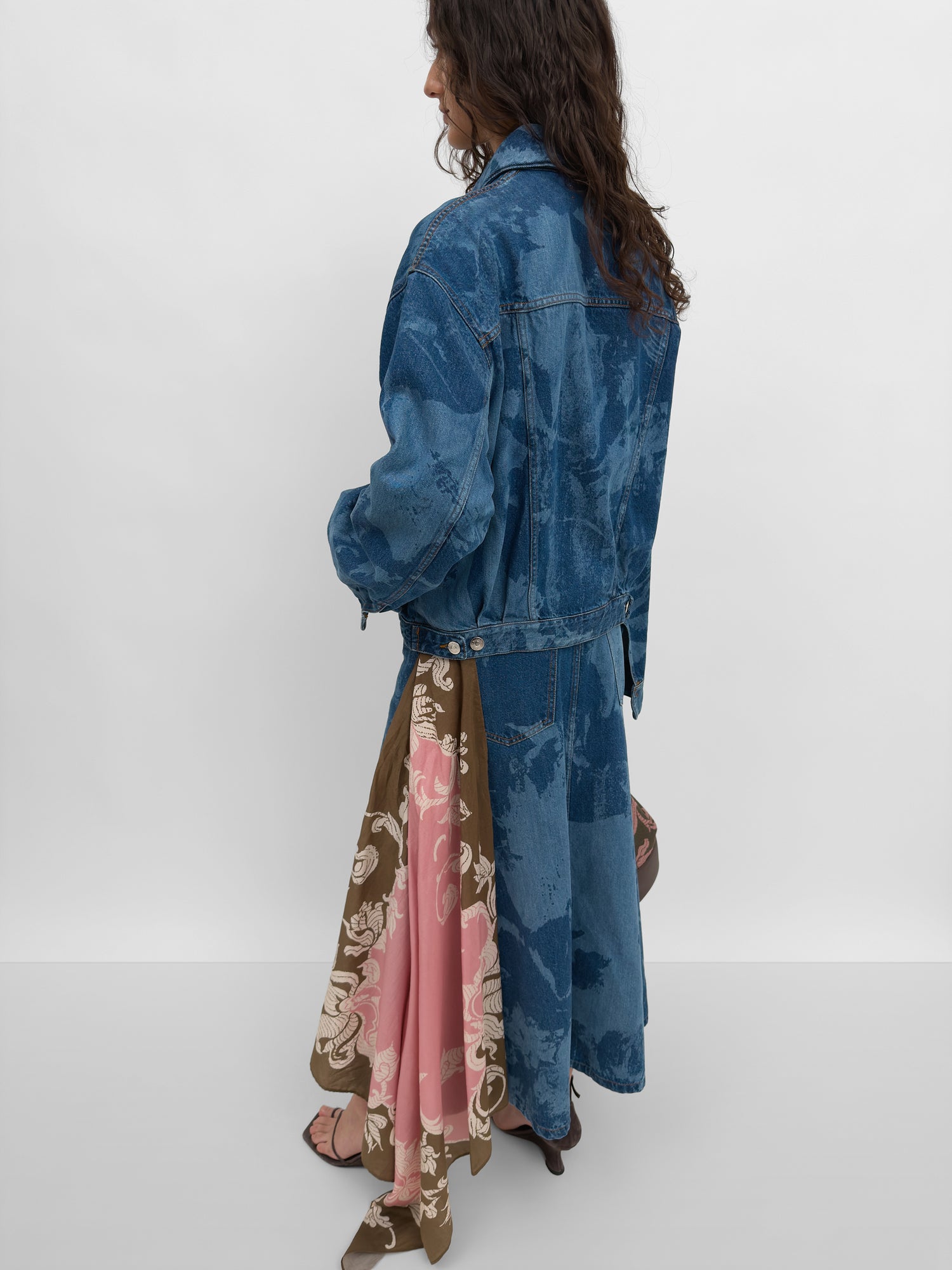The Pisa denim flower jacket