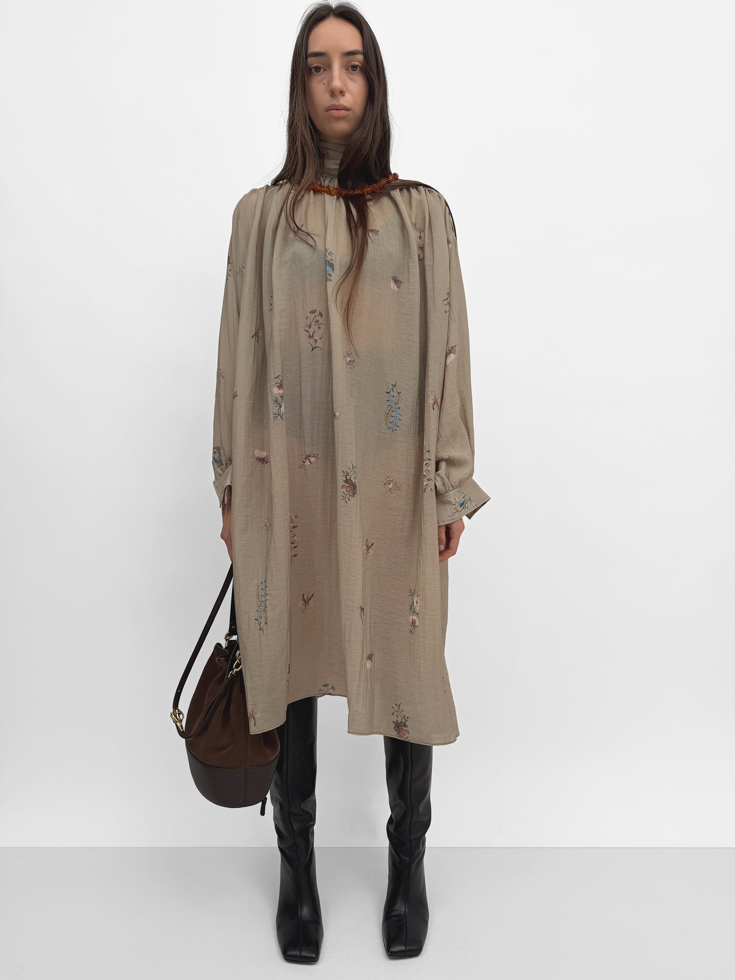 The Pisco scarf tunic in Duchess