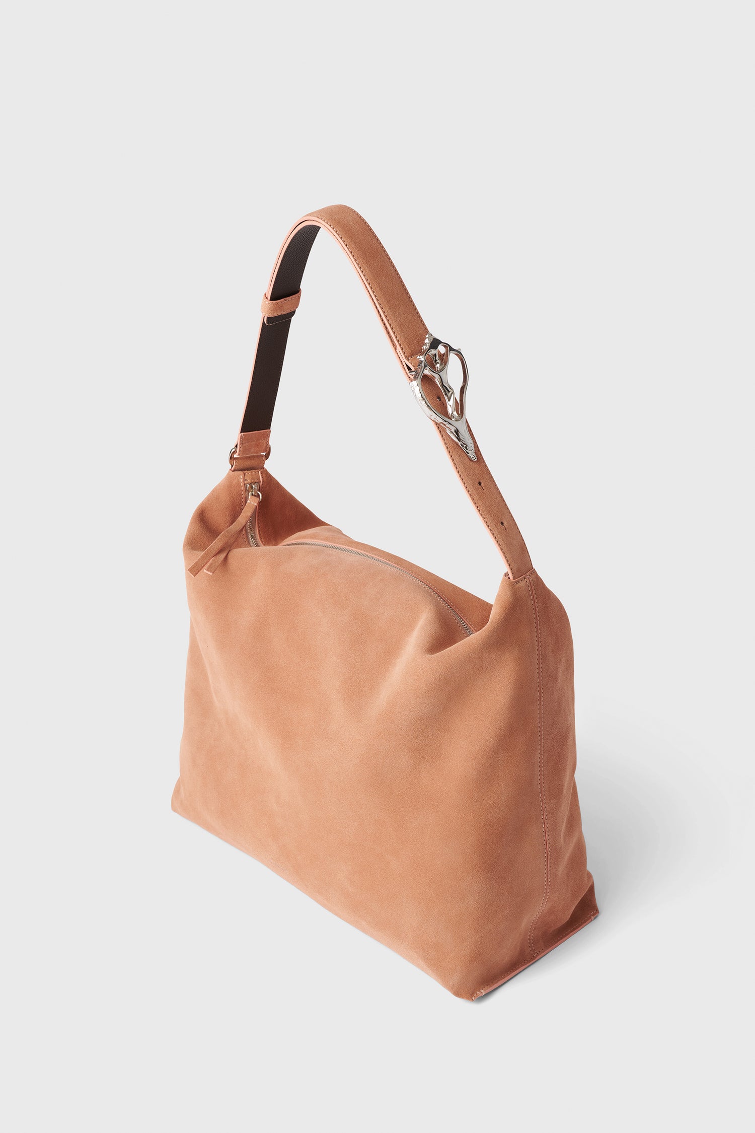 The Seashell suede tote