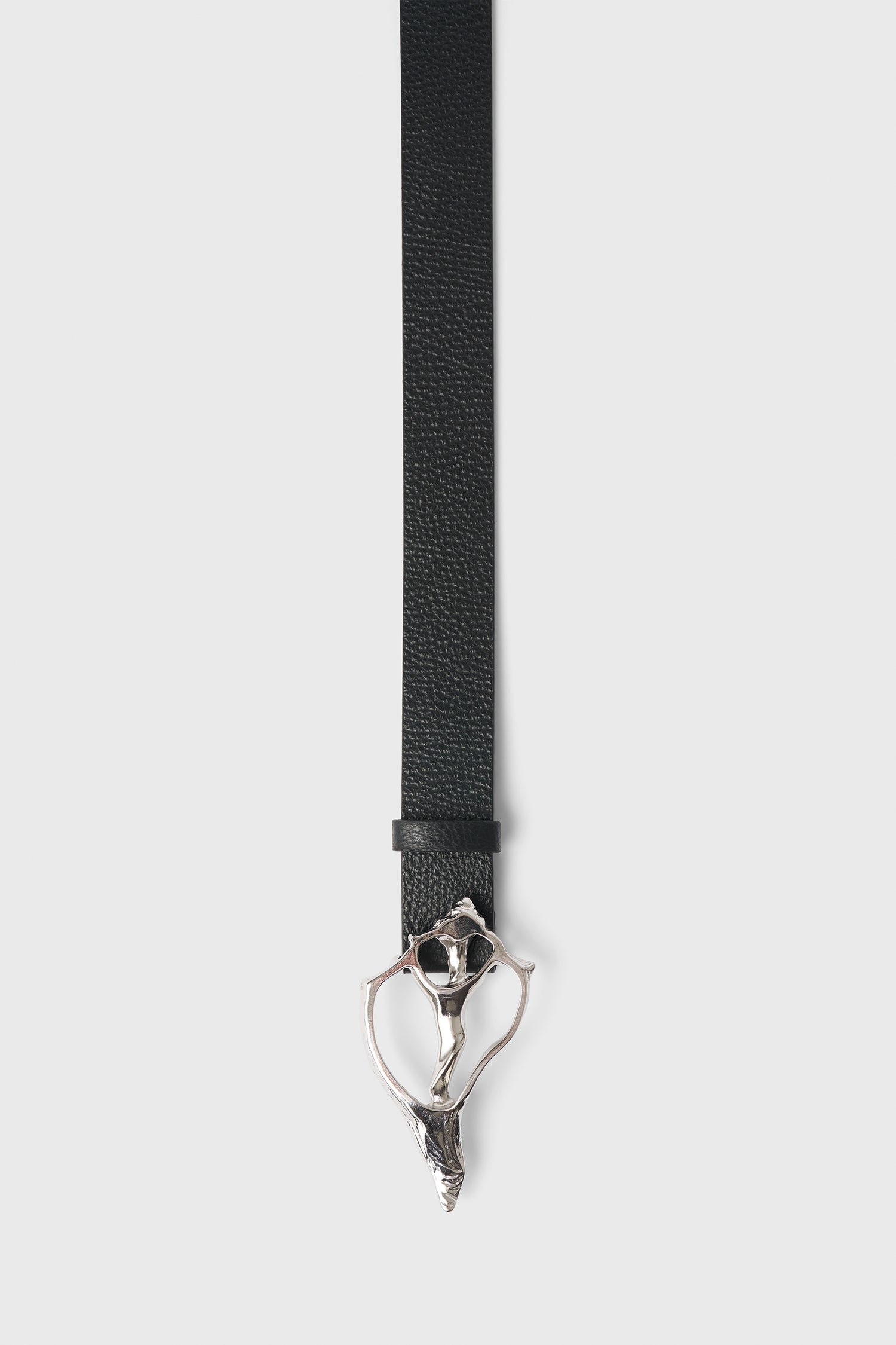 The Seahell wide pebble leather belt