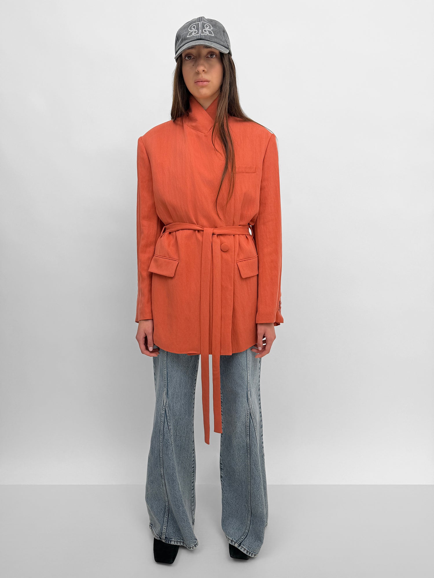 The Stand tencel constructed blazer