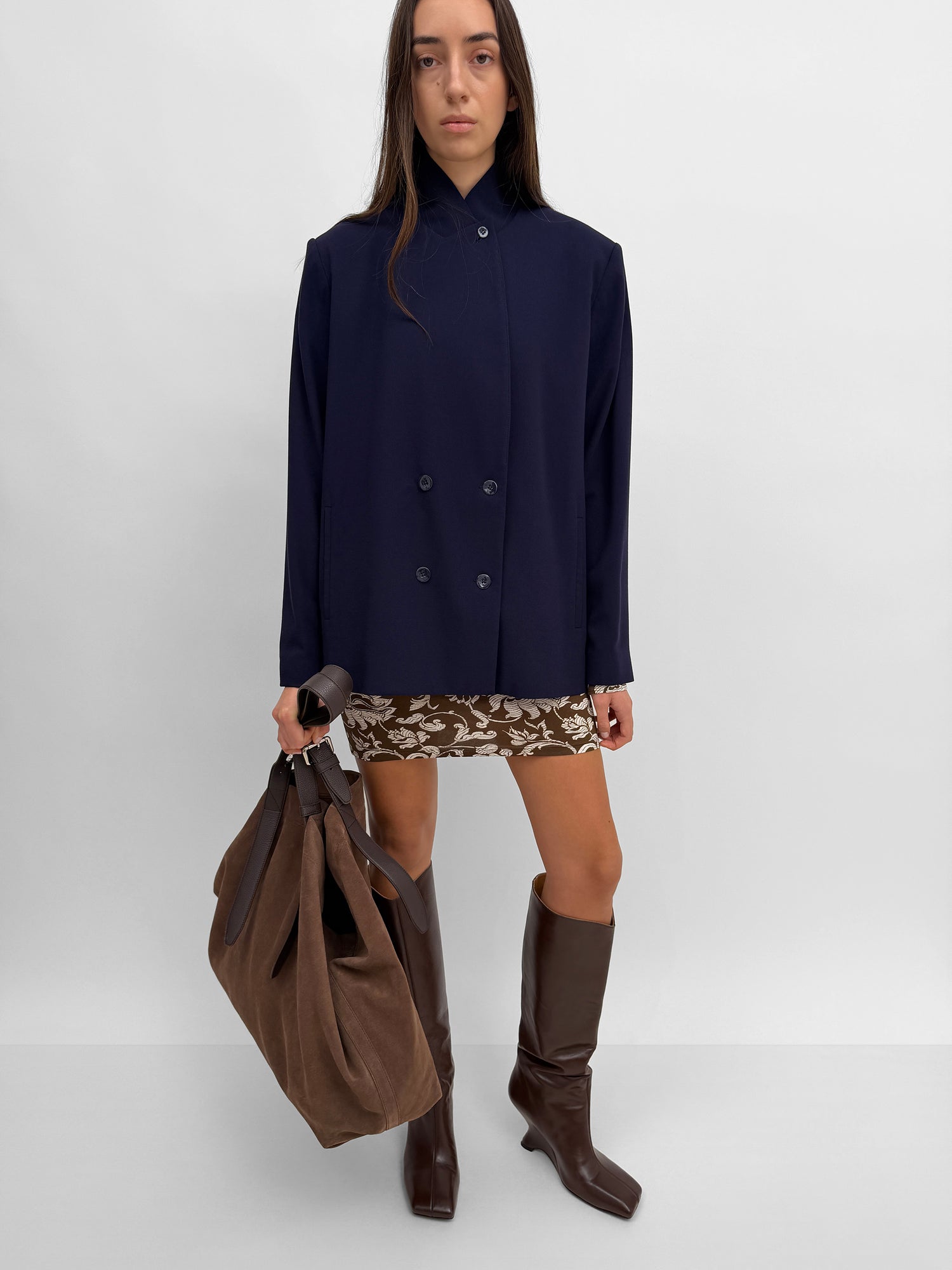 The Vienna crepe blazer