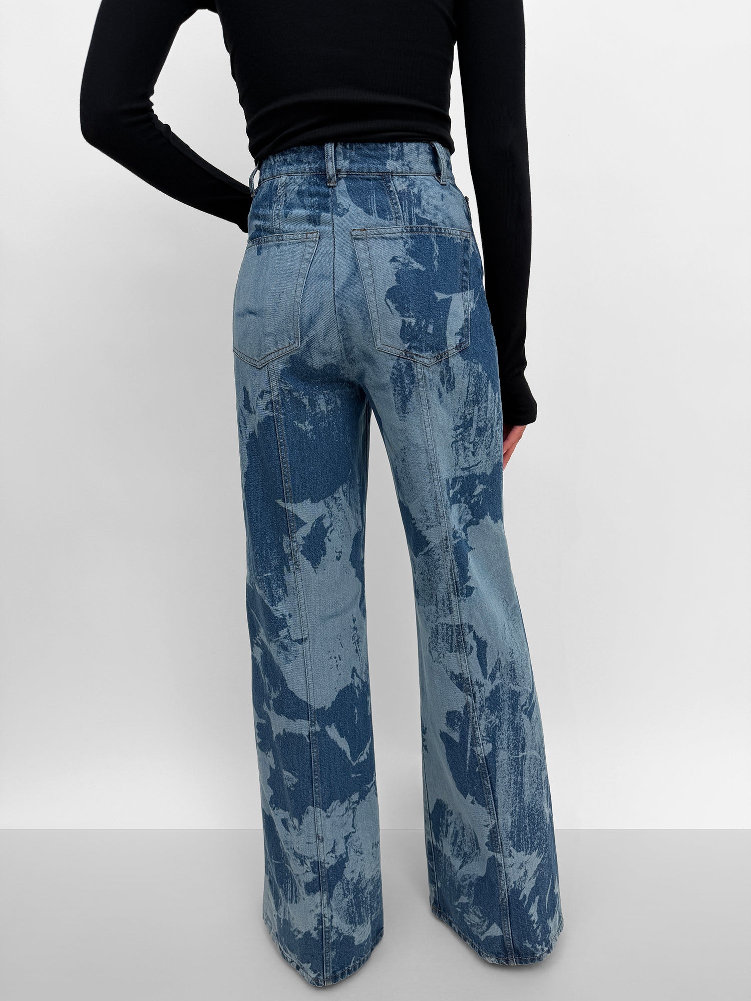 The Wiona denim flower pant