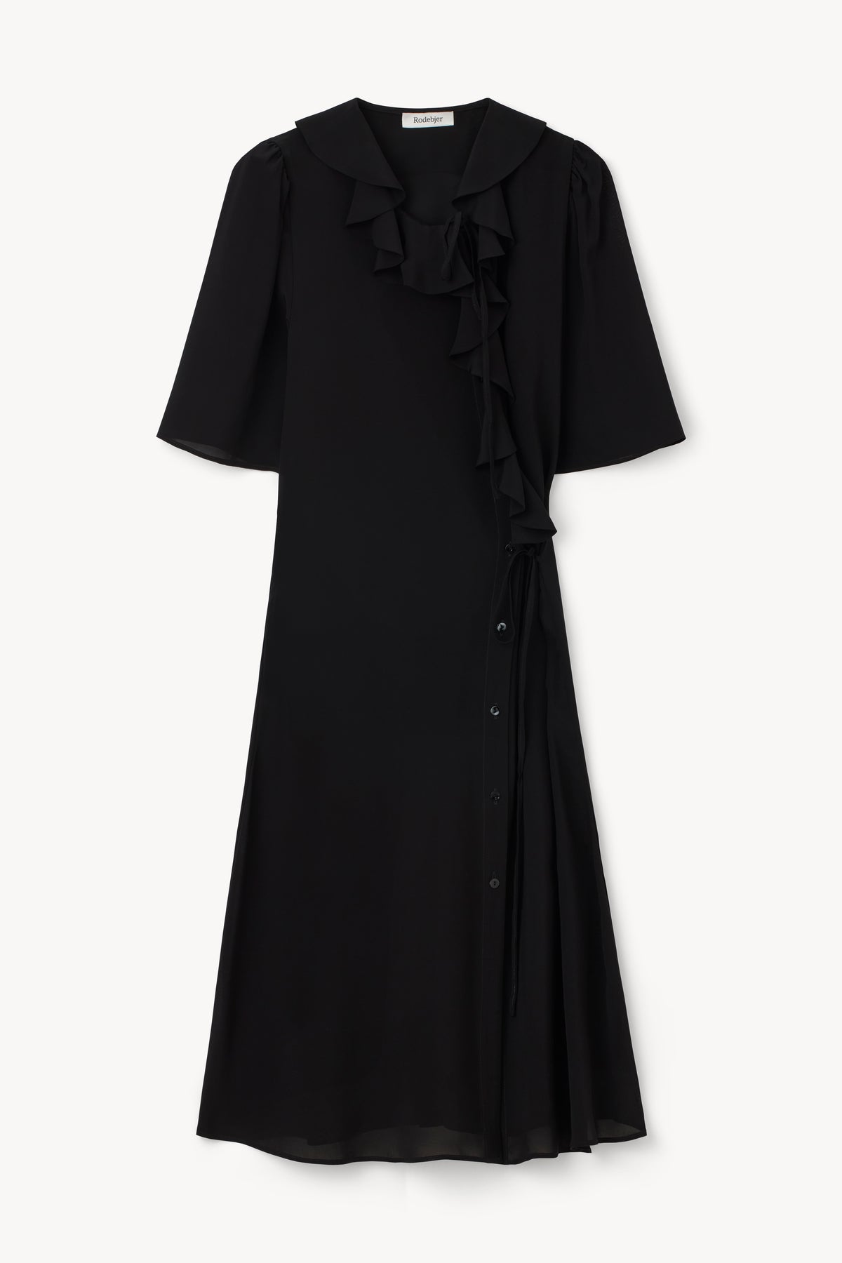 The Ximena flounce midi dress