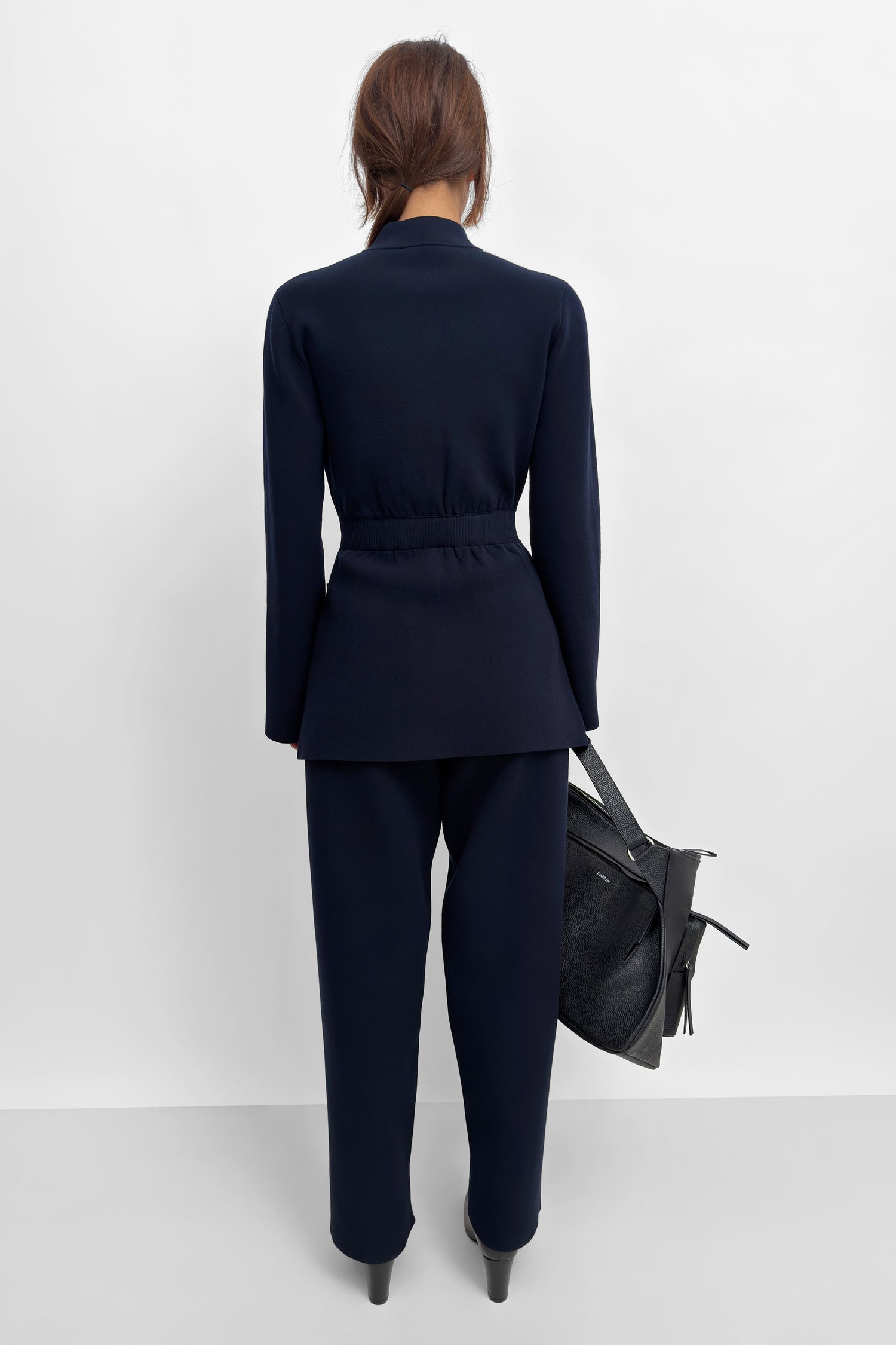 The Yeom soft knit travel suit cardigan