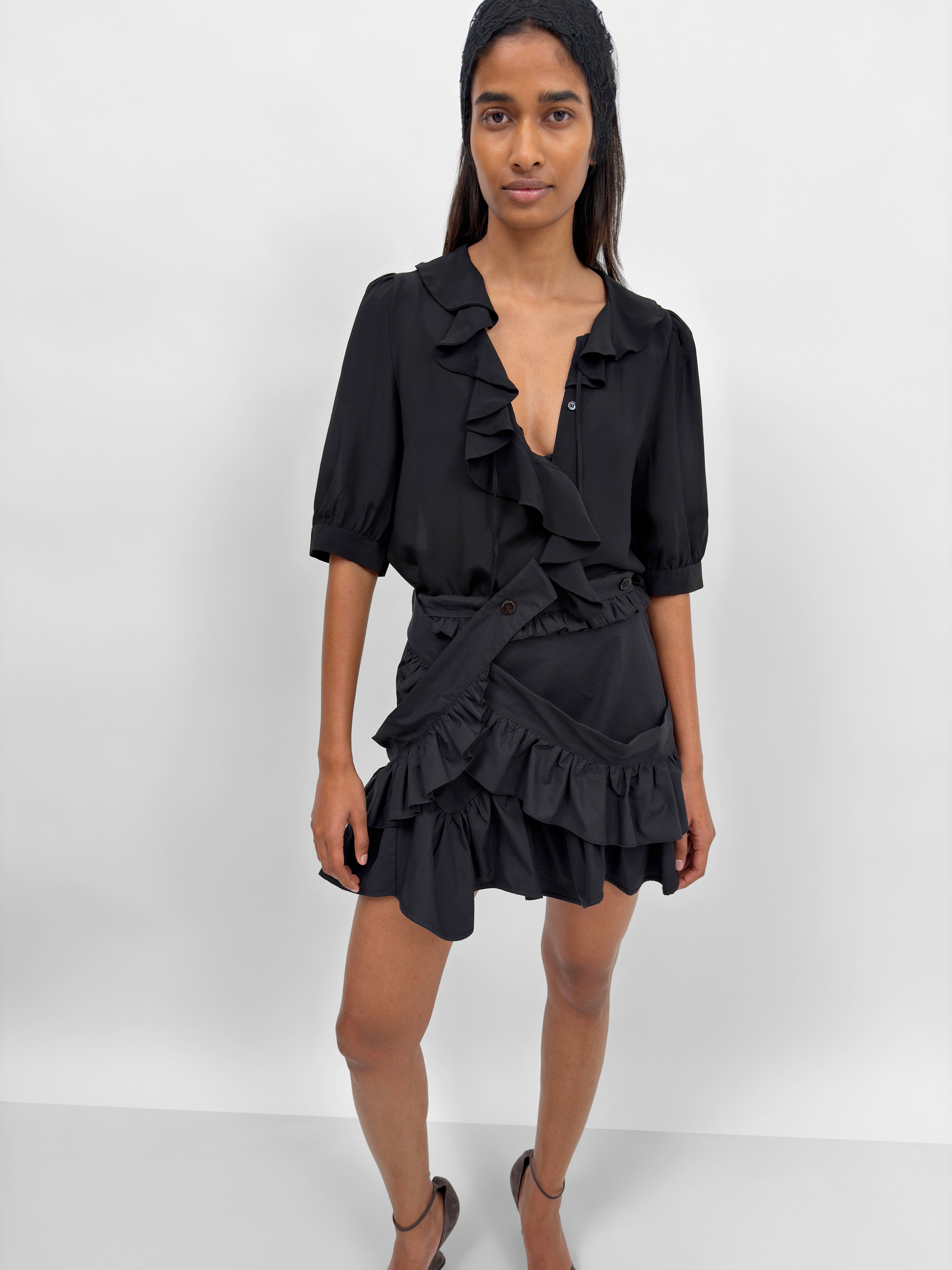 The Xilla flounce blouse | Rodebjer.com