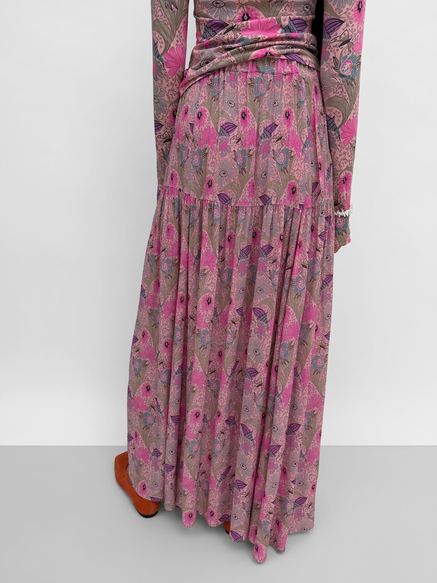 The Asti gathered skirt in Ducharne