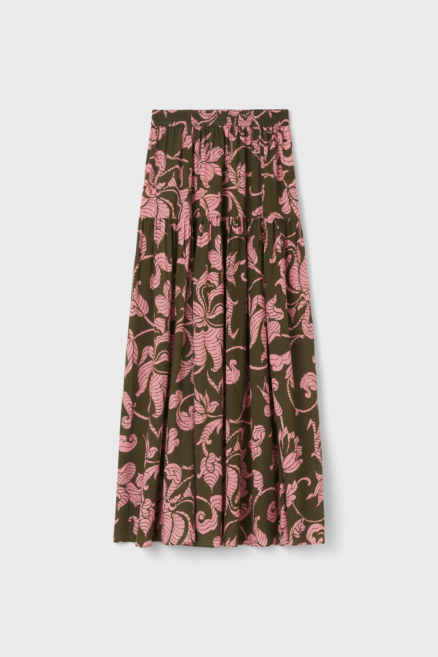 The Asti gathered skirt in French Lily