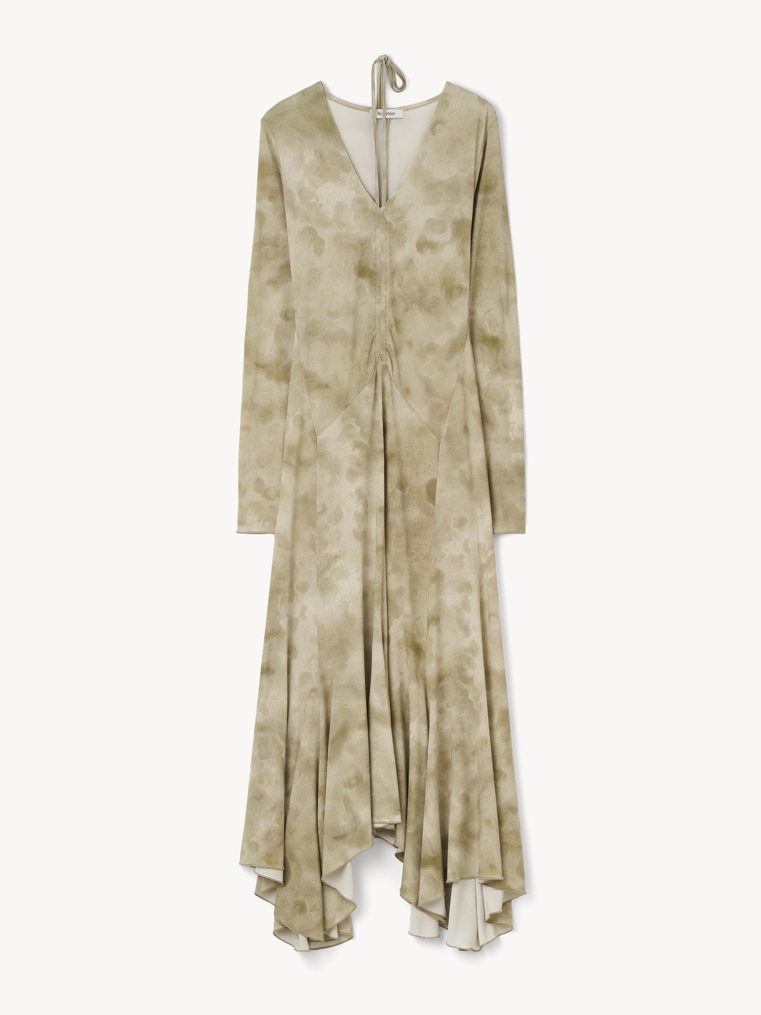 The Jude v-neck fluid tricot dress