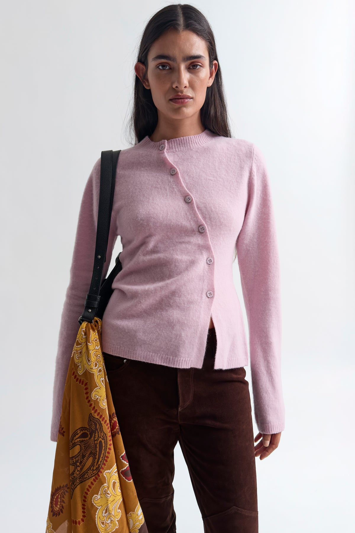 The Judia fitted merino cardigan sweater