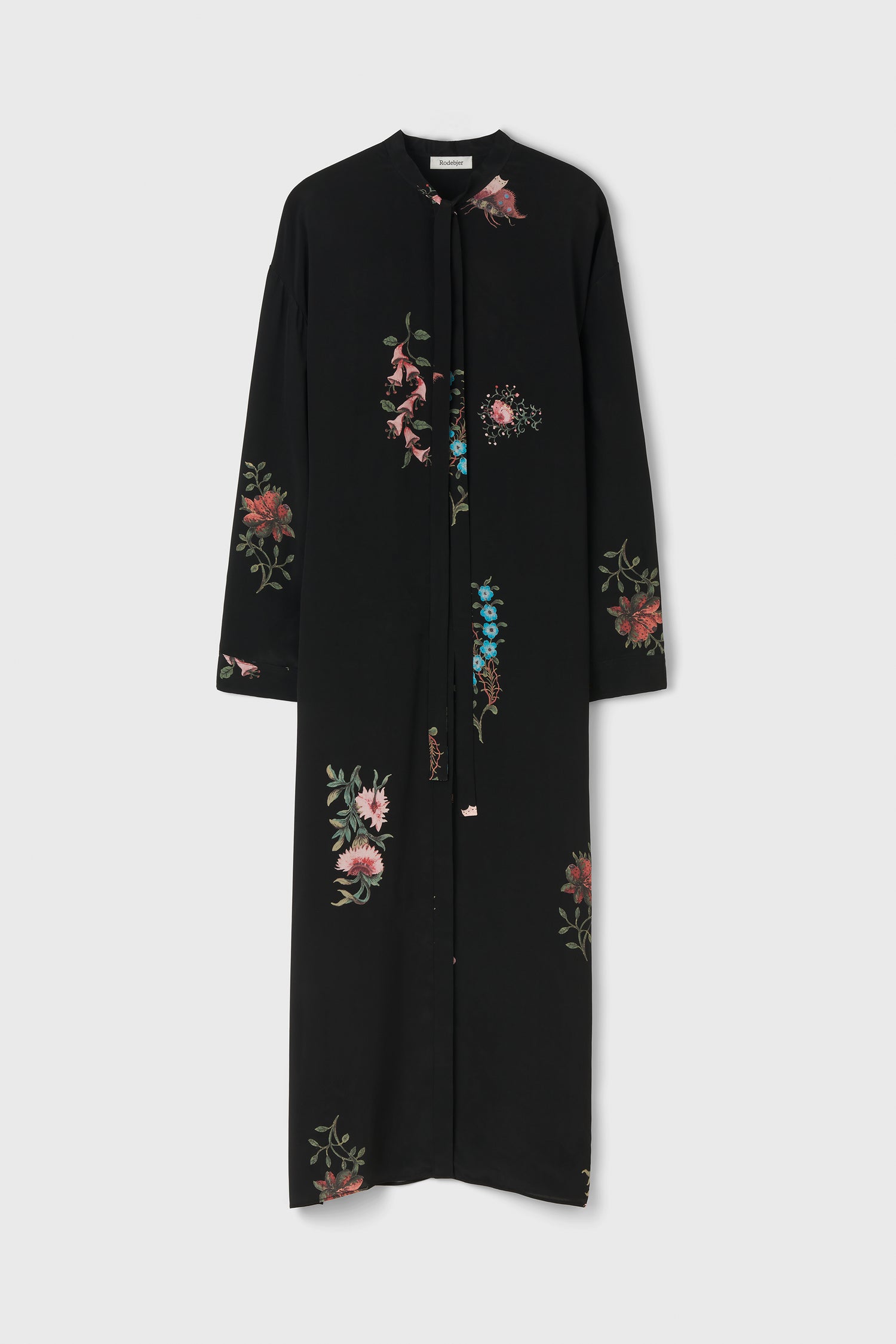 The Martini light silk shirt dress in Duchess