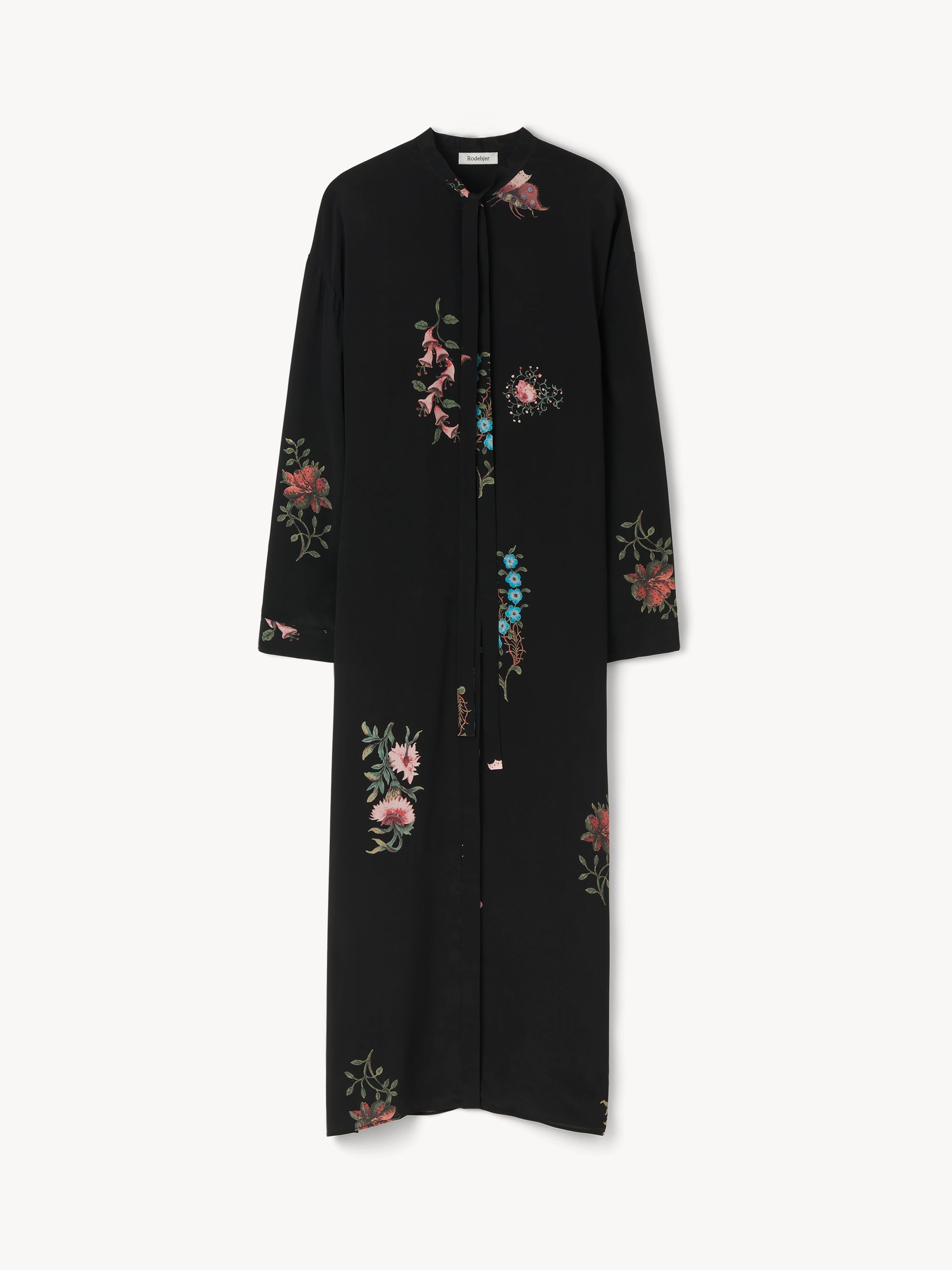 rodebjer silk dress The Delta silk blend lace-trimmed slip dress