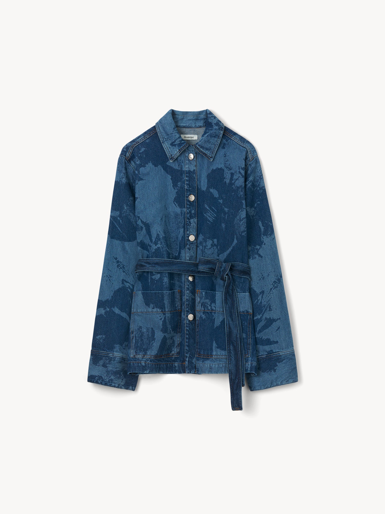 The Pico denim flower overshirt