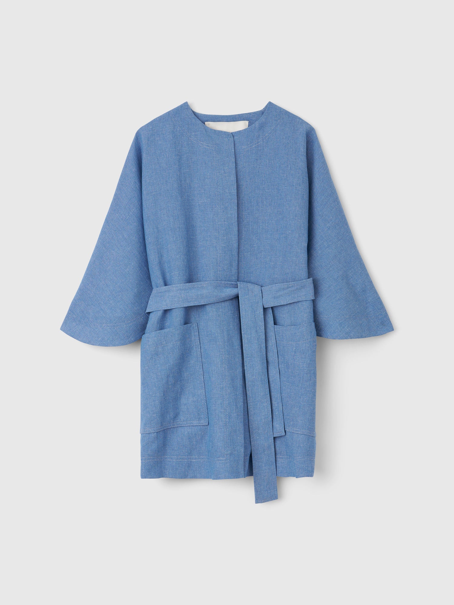 The Pinto Lino workwear cape coat