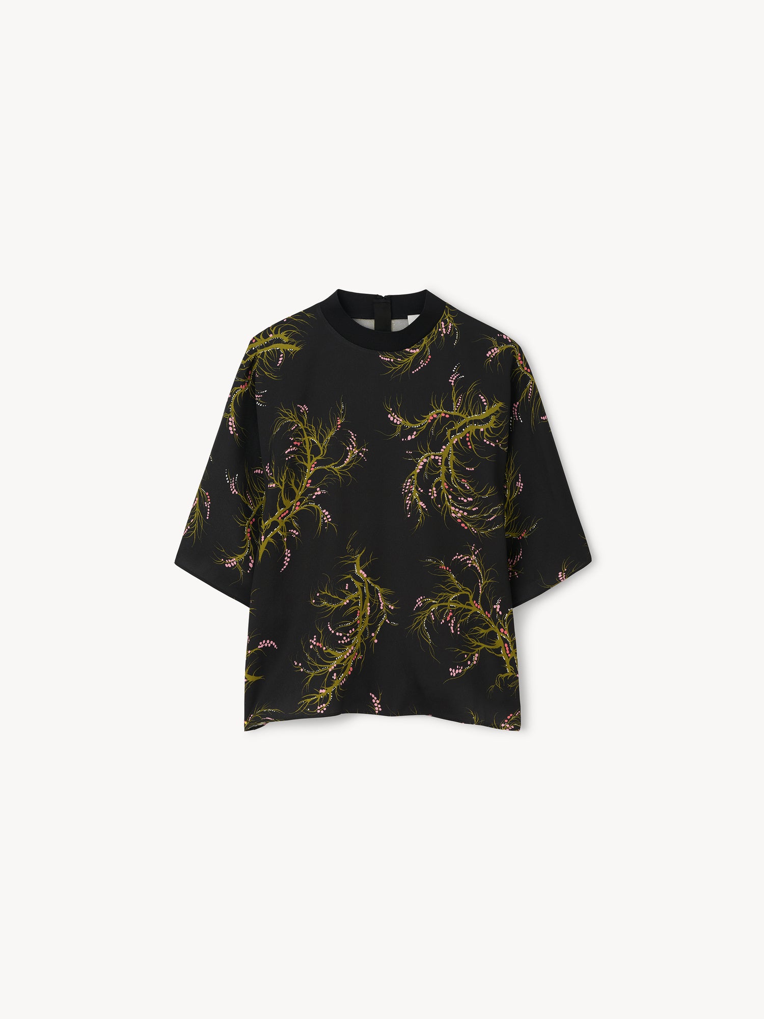 The Poppi top in Seaweed