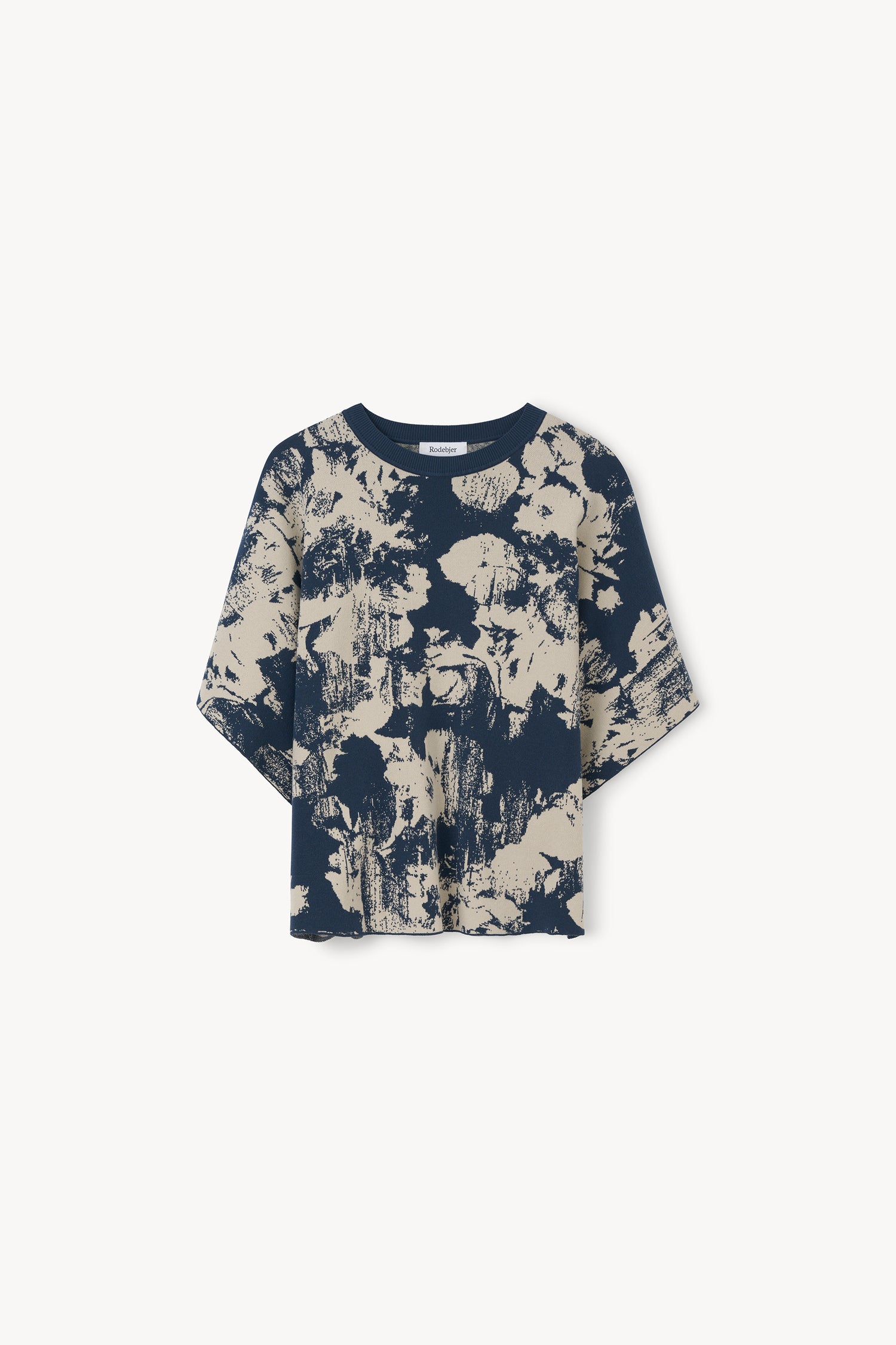 The Poppi denim flower top