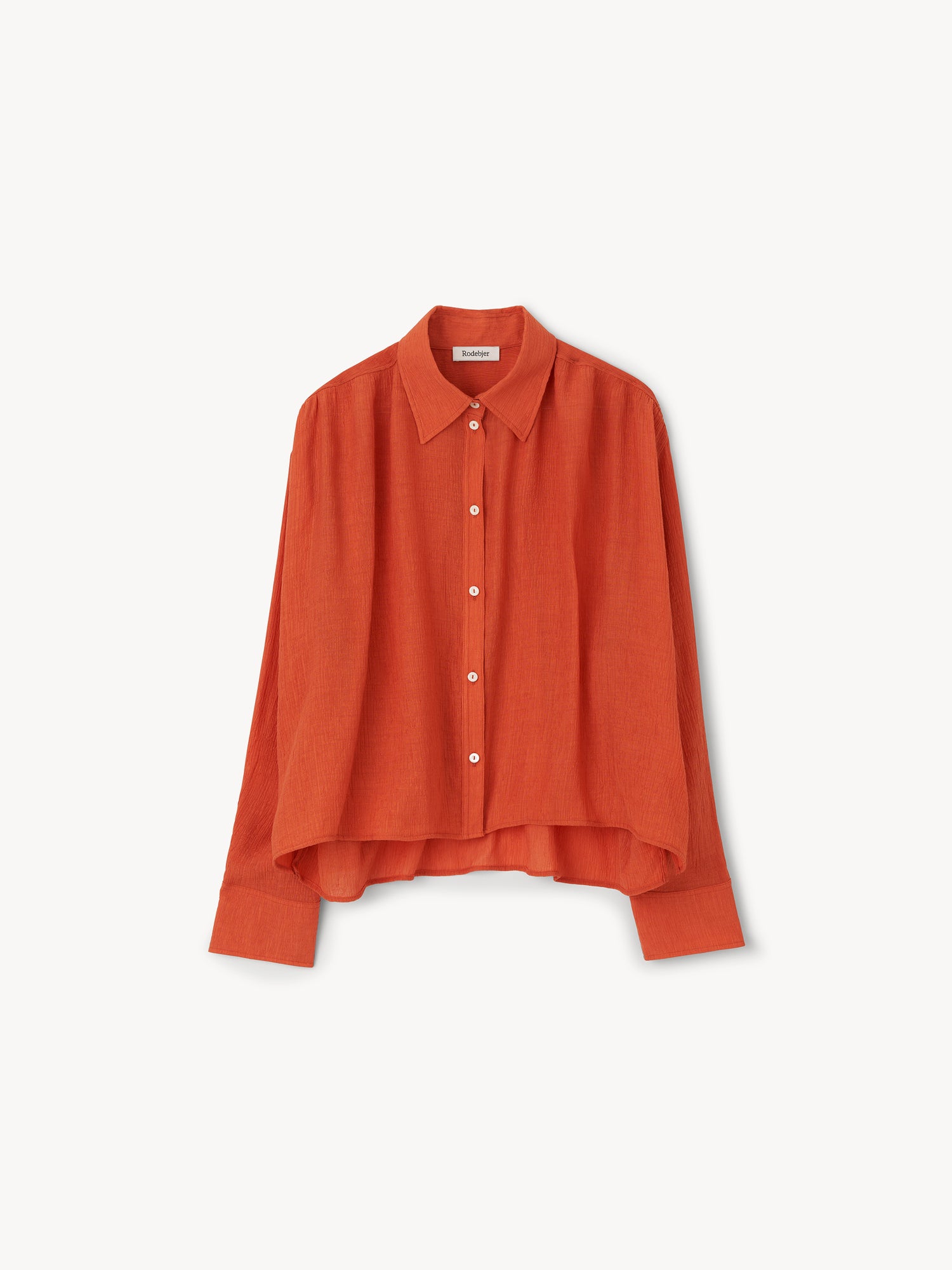 The Taylor plissé cropped shirt