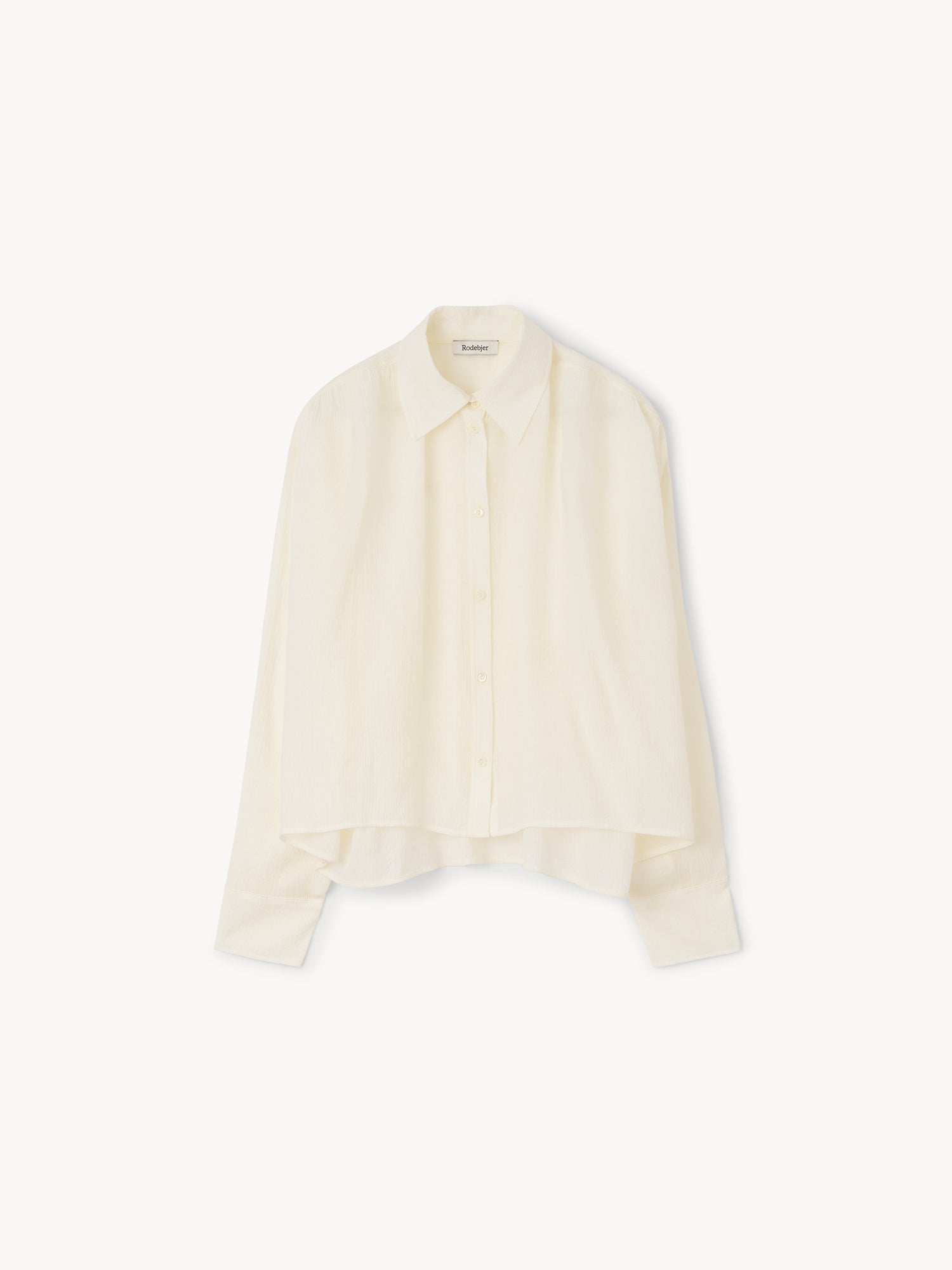The Taylor plissé cropped shirt