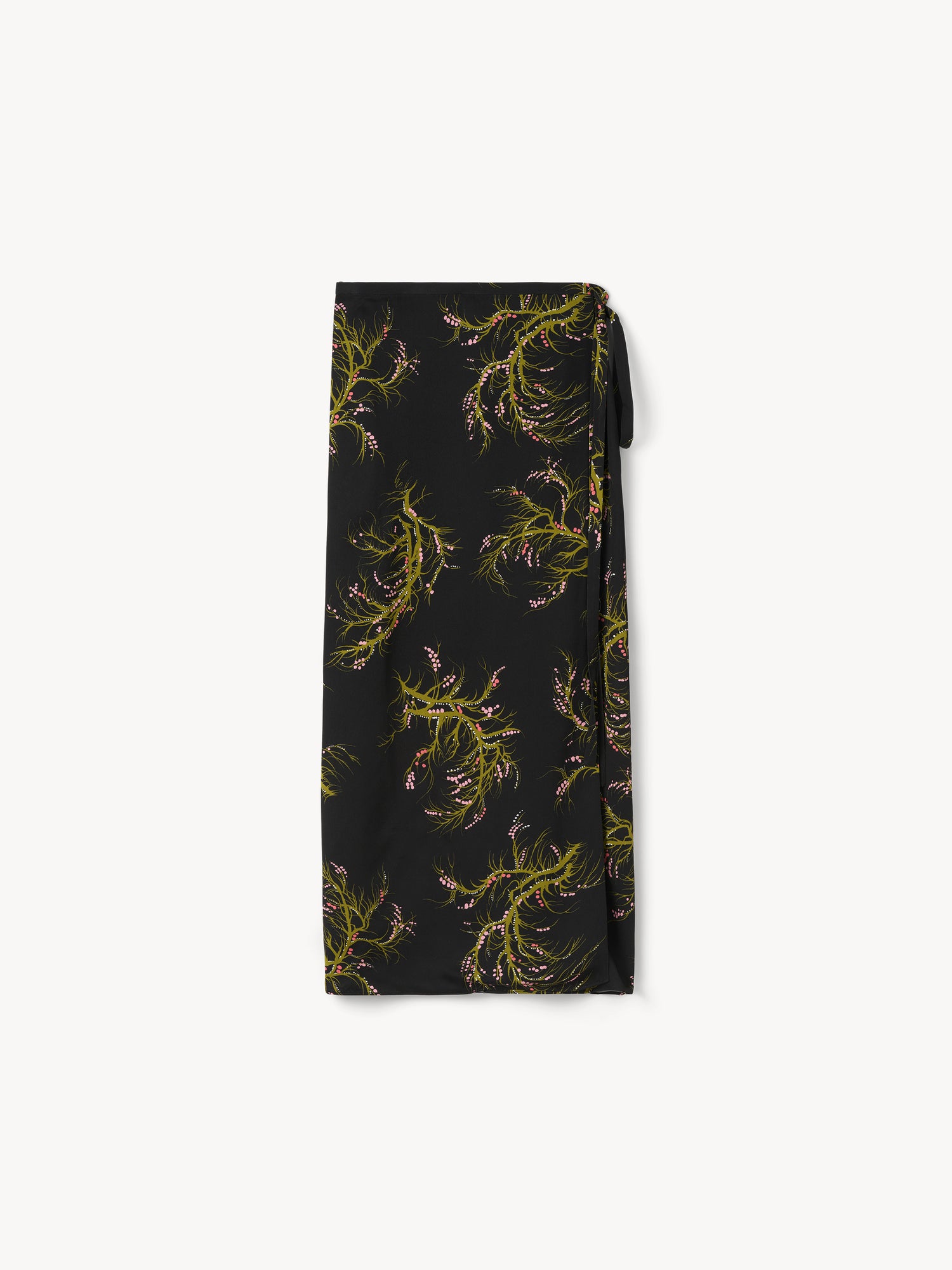 The Verona wrap pencil skirt in Seaweed