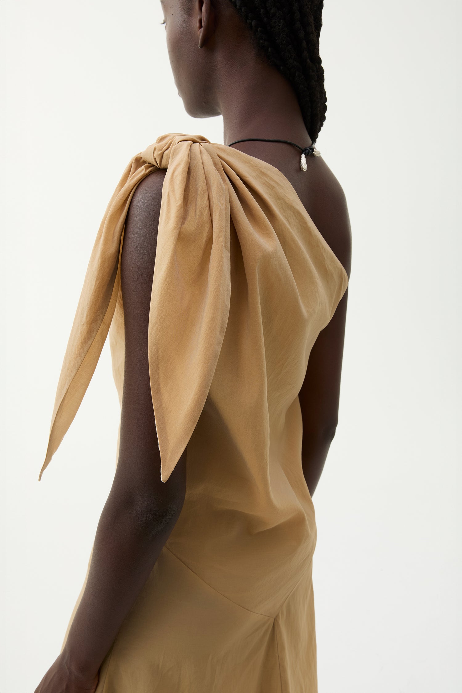 Spring crinkled dress