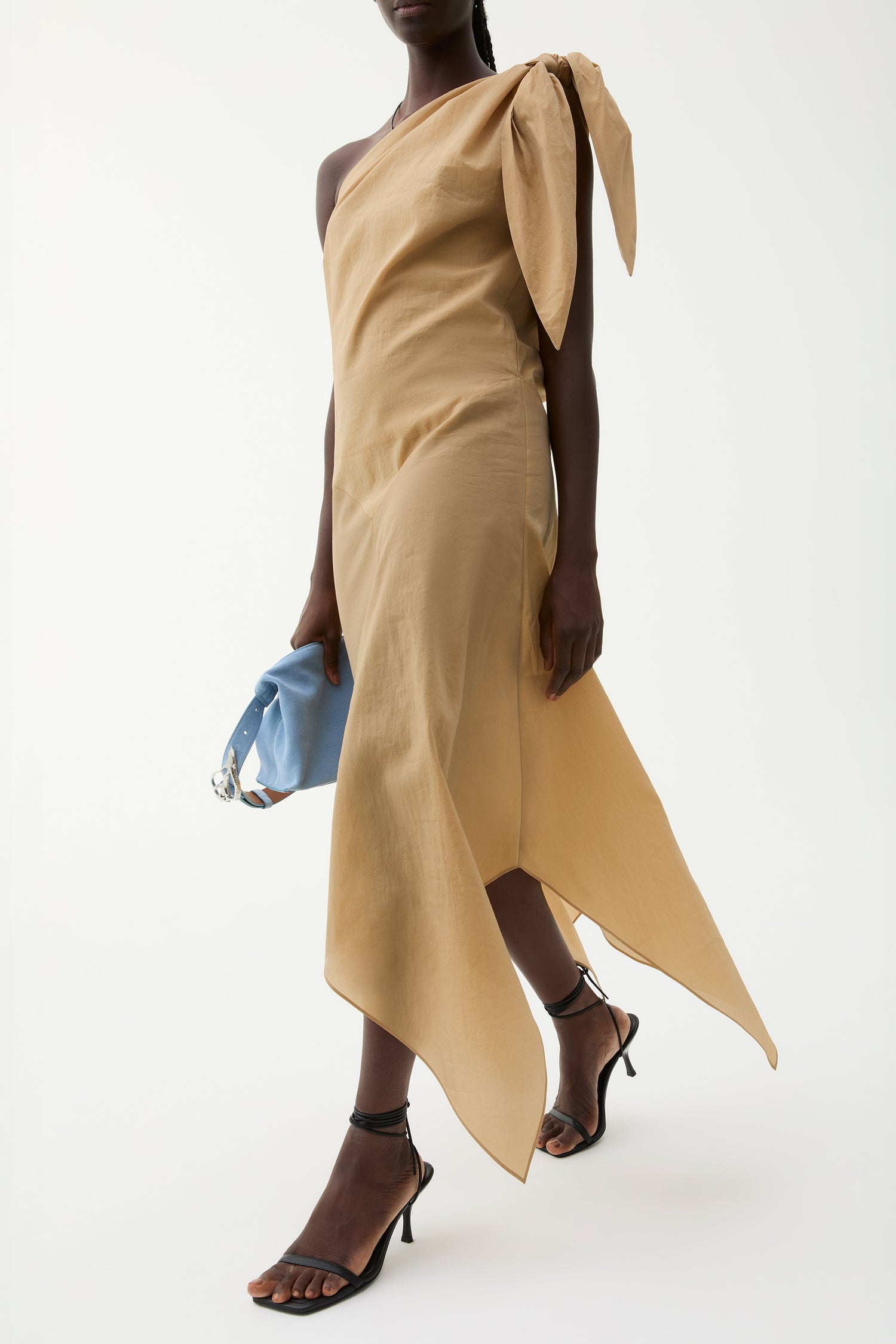Spring crinkled dress