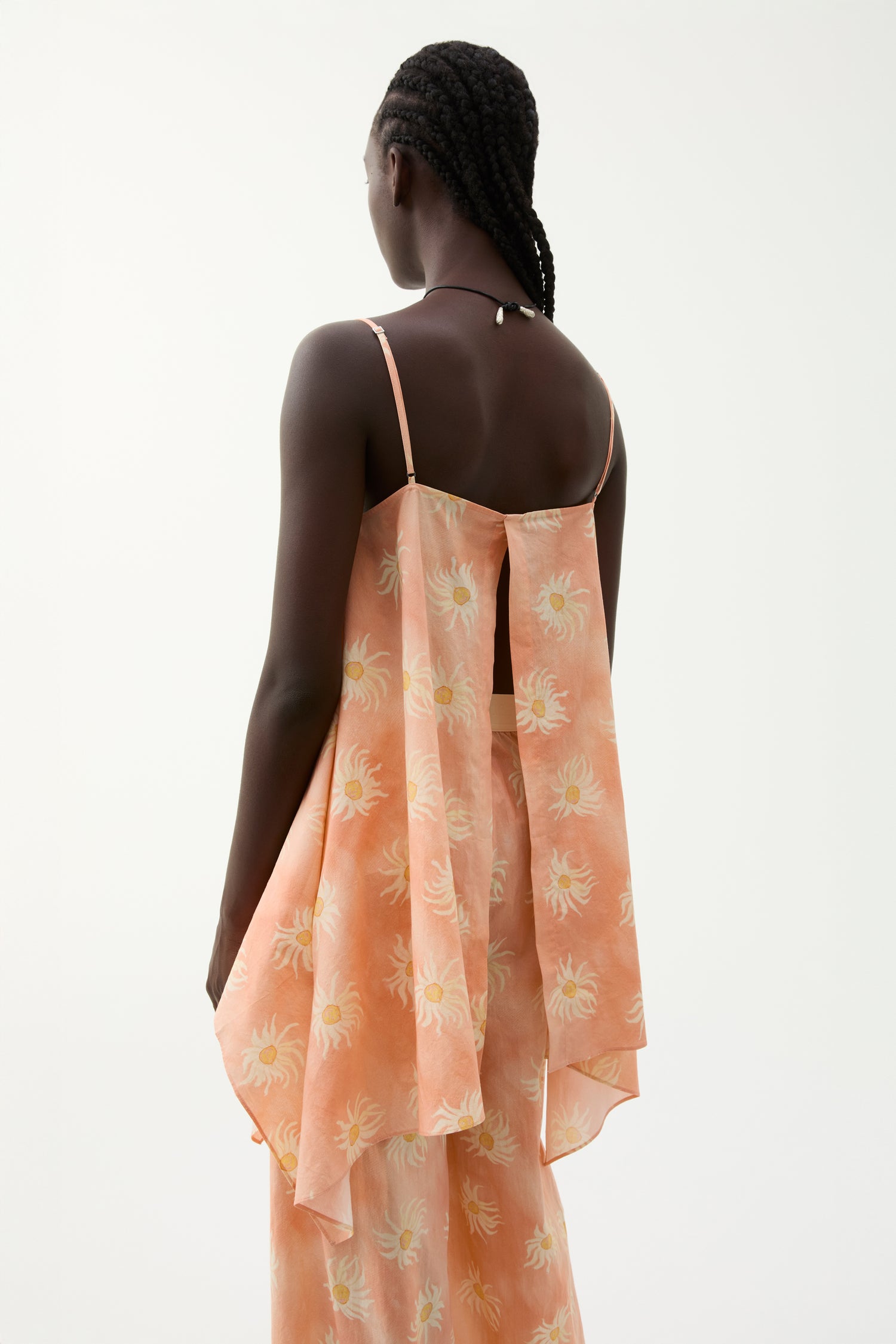 Sheet cotton print blouse