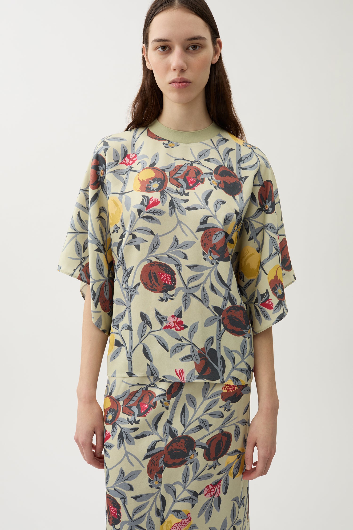 Poppi pomegranate blouse