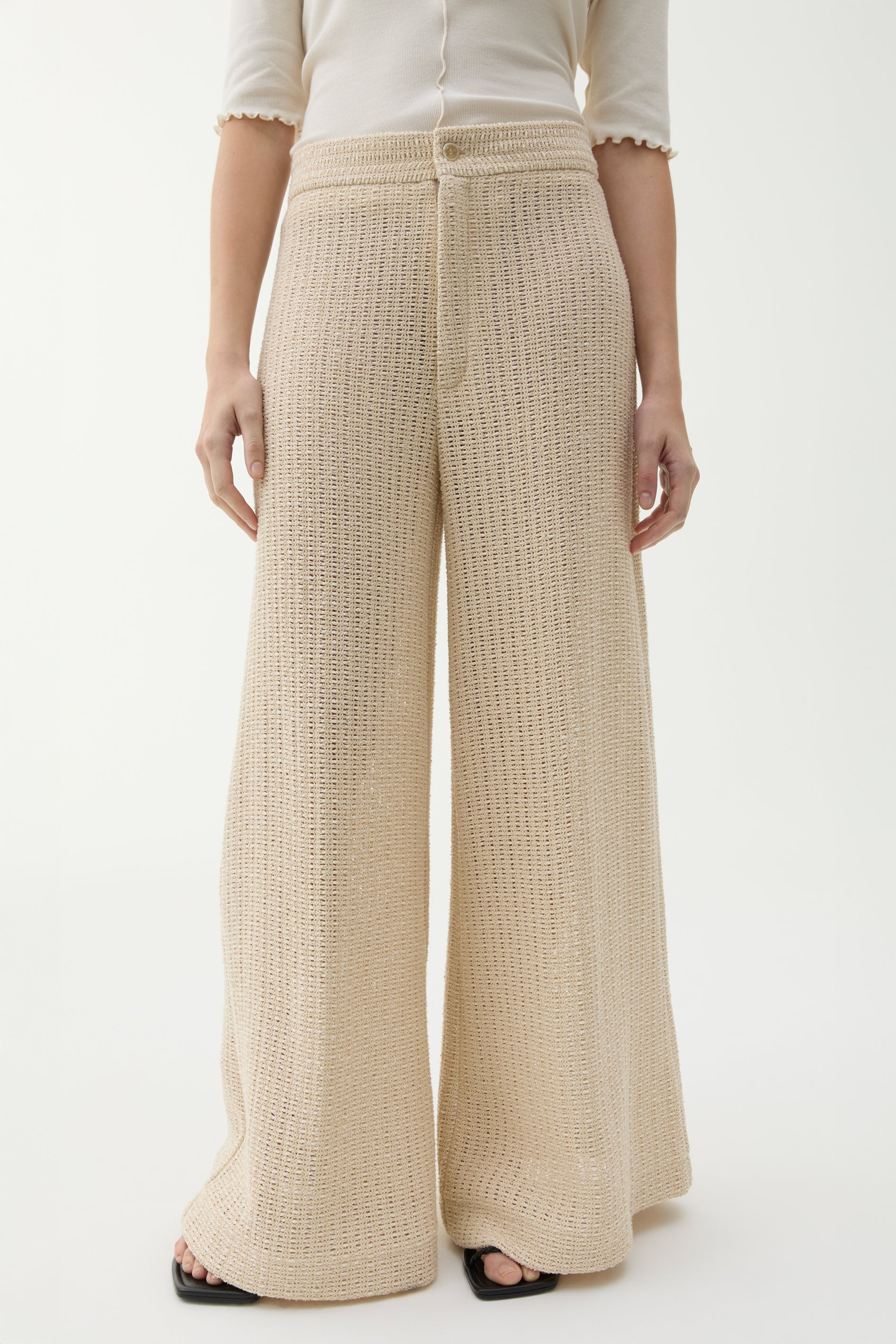 【BAON】Ritson Peach Fuzz Stitch Cotton Pants Bethann cotton pants | Rodebjer.com