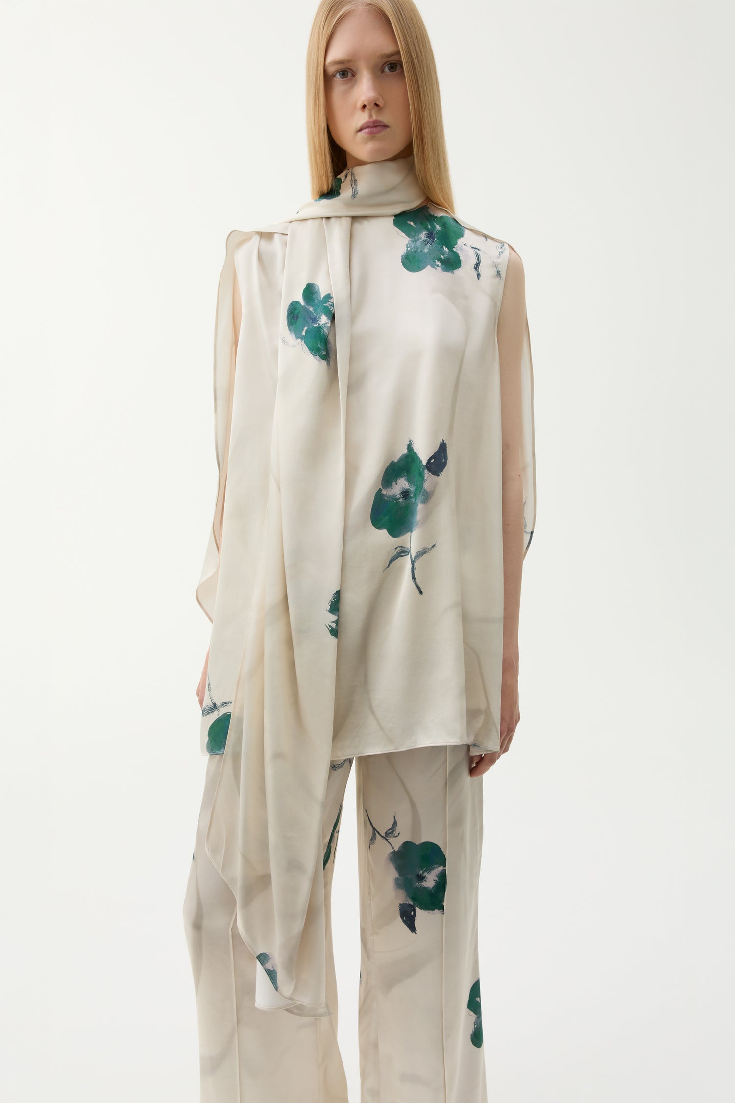 Gracie violet chine blouse
